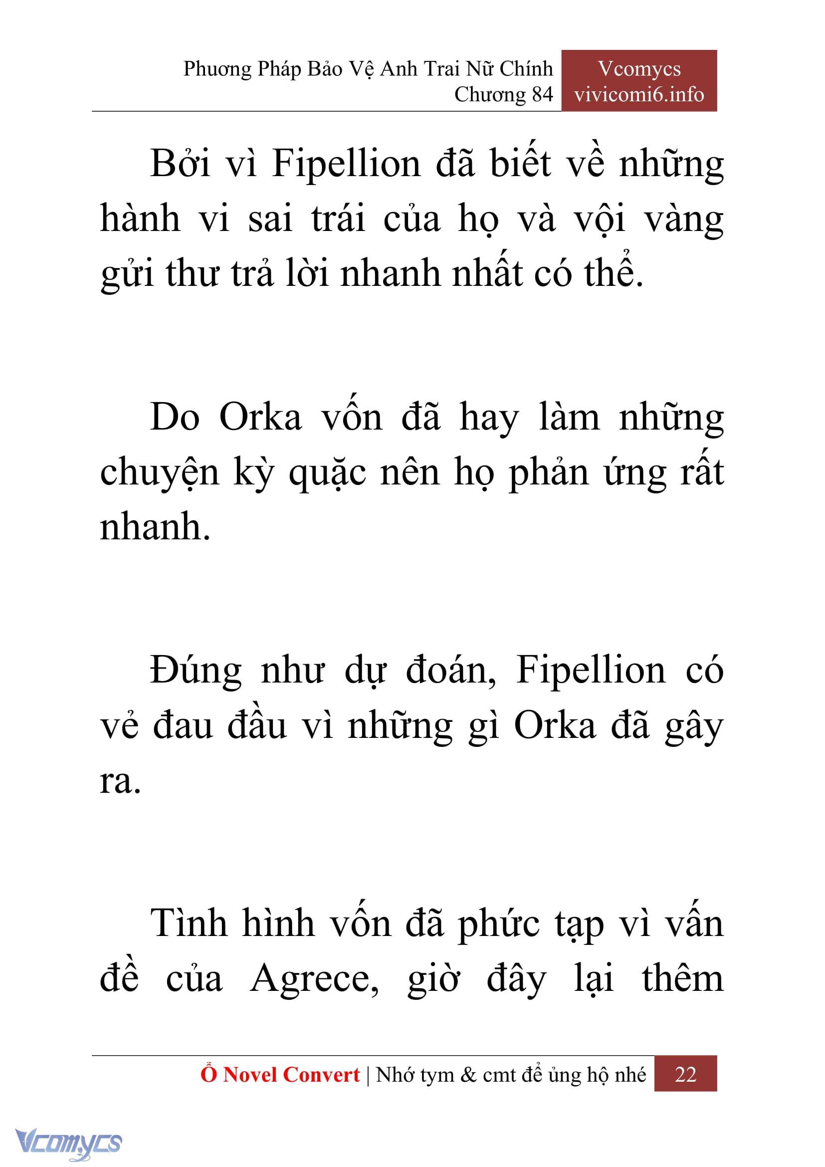 [Novel] Phương Pháp Bảo Vệ Anh Trai Nữ Chính Chap 84 - Trang 2