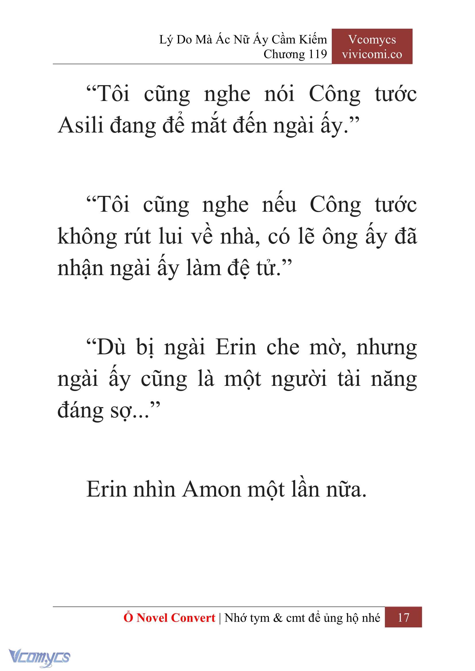 [Novel] Lý Do Mà Ác Nữ Ấy Cầm Kiếm Chap 119 - Trang 2