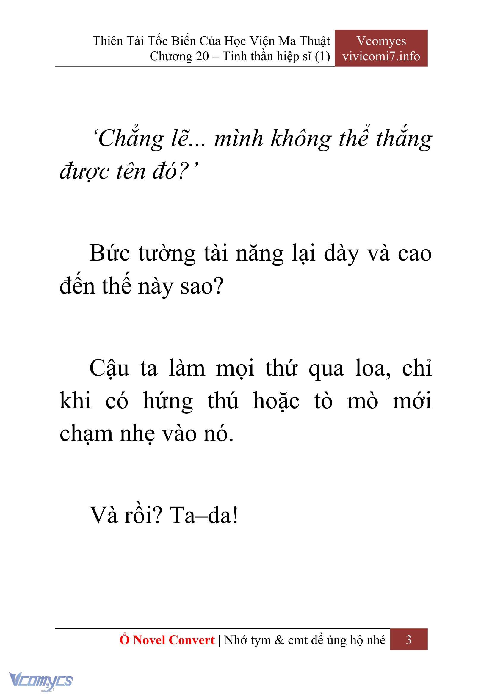 [Novel] Thiên Tài Tốc Biến Của Học Viện Ma Thuật Chap 20 - Trang 2