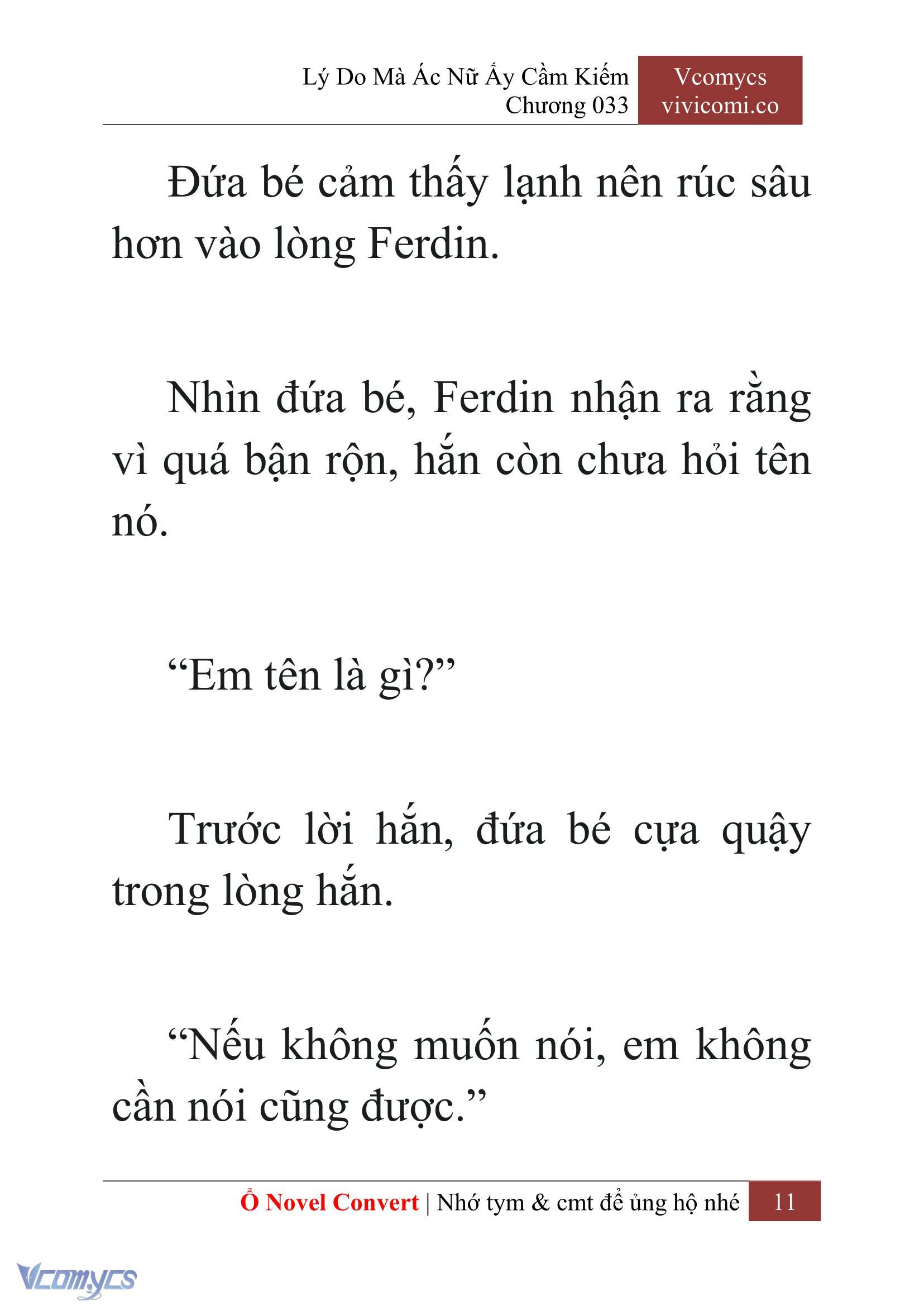 [Novel] Lý Do Mà Ác Nữ Ấy Cầm Kiếm Chap 33 - Next Chap 34