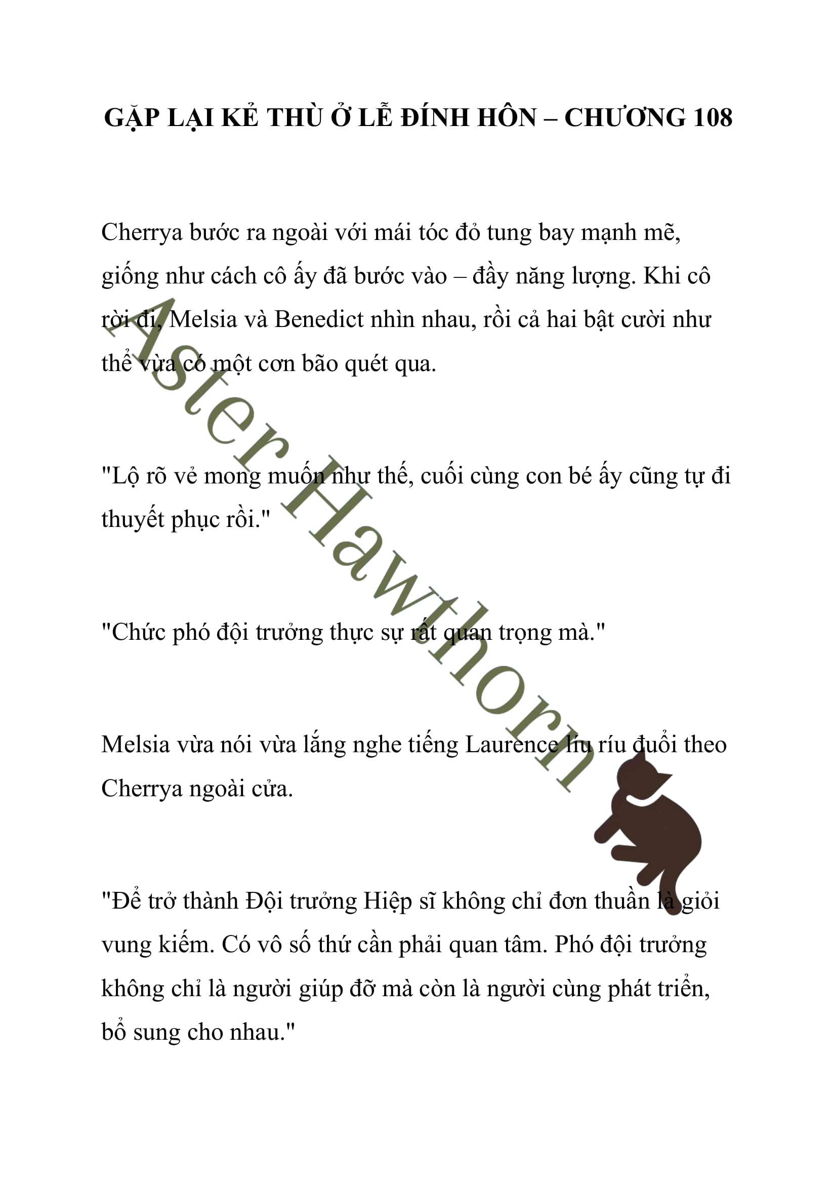 [NOVEL] Gặp Lại Kẻ Thù Ở Lễ Đính Hôn Chap 108 - Trang 2