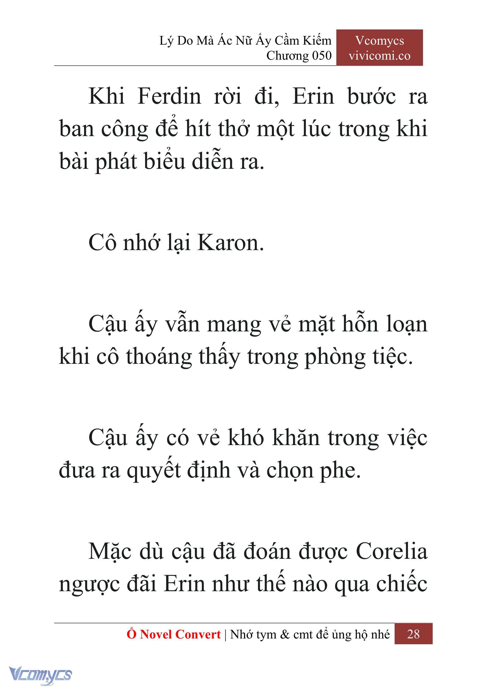 [Novel] Lý Do Mà Ác Nữ Ấy Cầm Kiếm Chap 50 - Next 