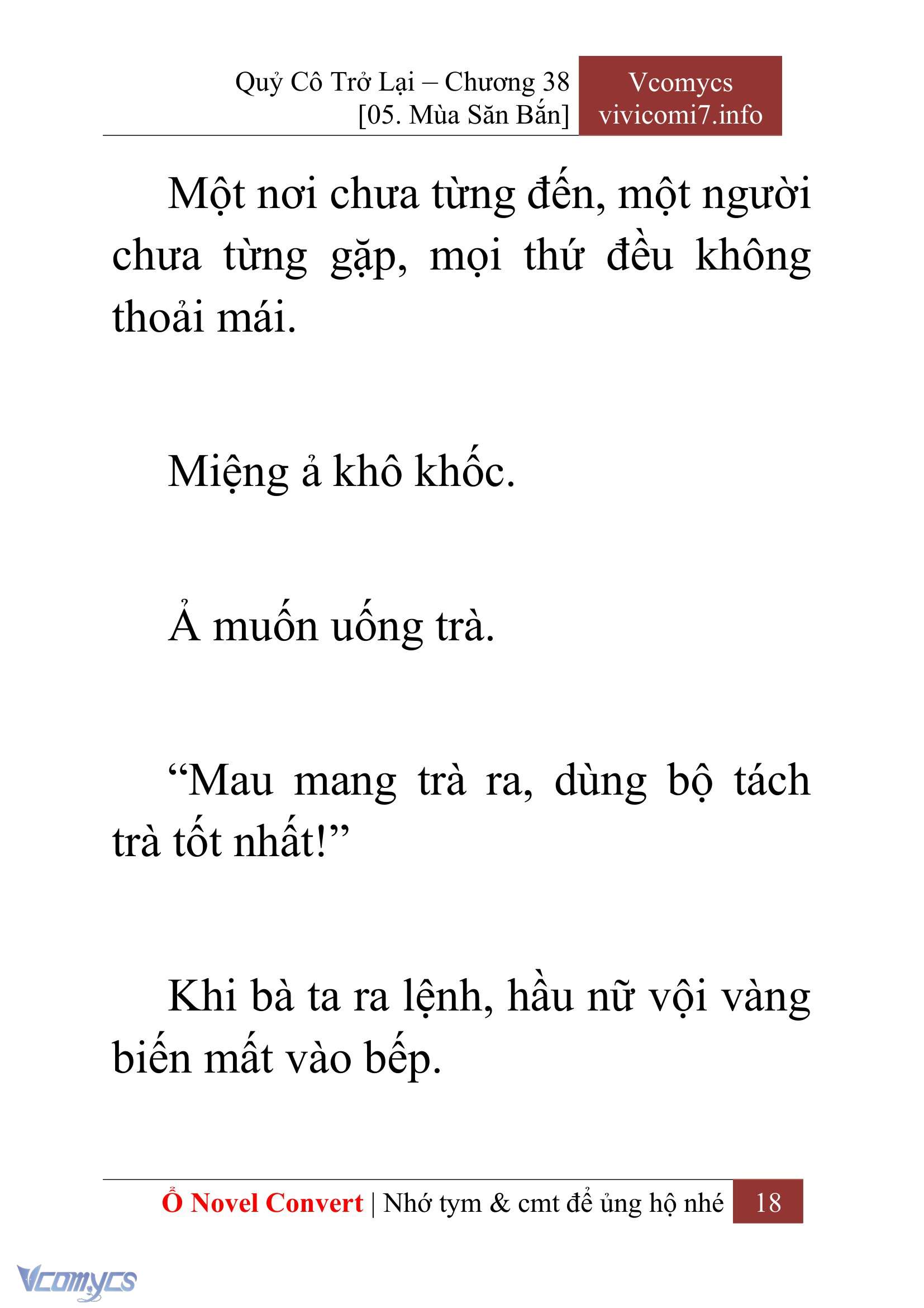 [Novel] Quý Cô Trở Lại Chap 38 - Trang 2