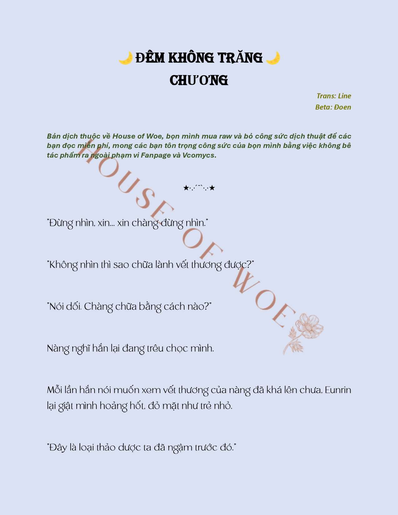 [NOVEL] ĐÊM KHÔNG TRĂNG Chap 25 - Trang 2