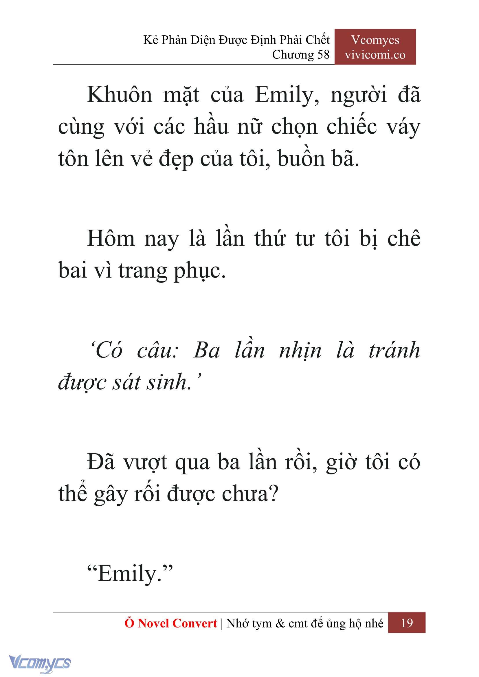 [Novel] Kẻ Phản Diện Được Định Phải Chết Chap 58 - Next Chap 59