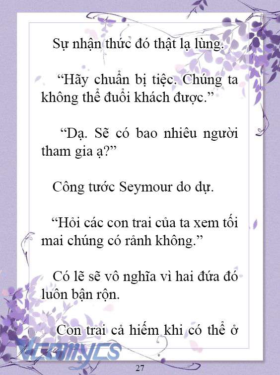 [Novel] Làm Ác Nữ Bộ Không Tốt Sao? Chap (NT2) - Trang 2