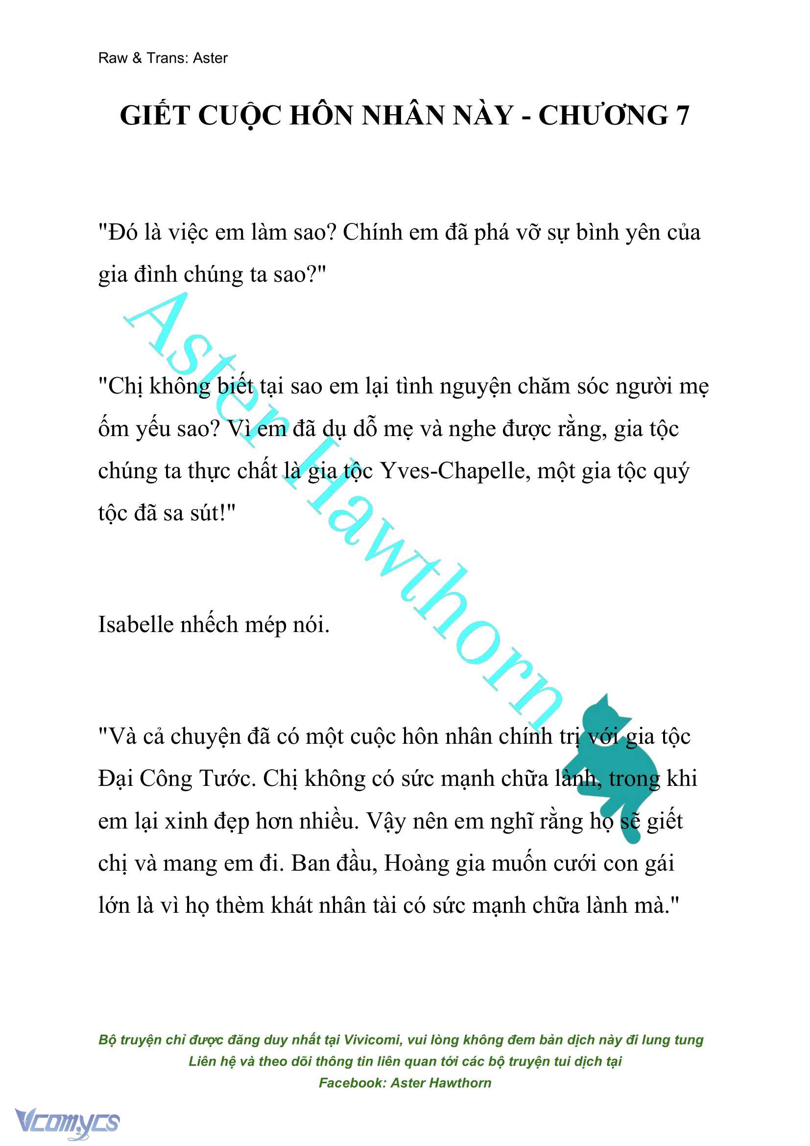 [NOVEL] Giết Cuộc Hôn Nhân Này Chap 7 - Trang 2