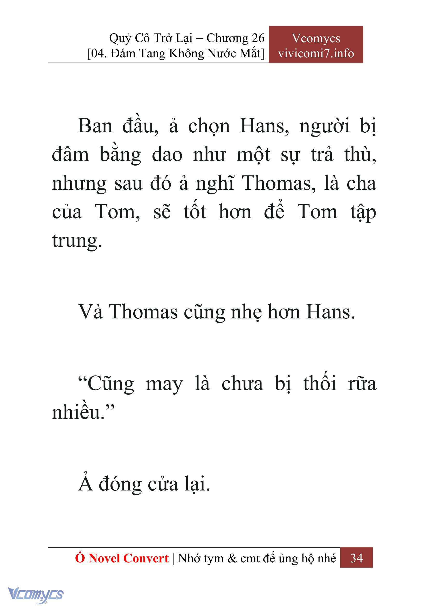 [Novel] Quý Cô Trở Lại Chap 26 - Trang 2