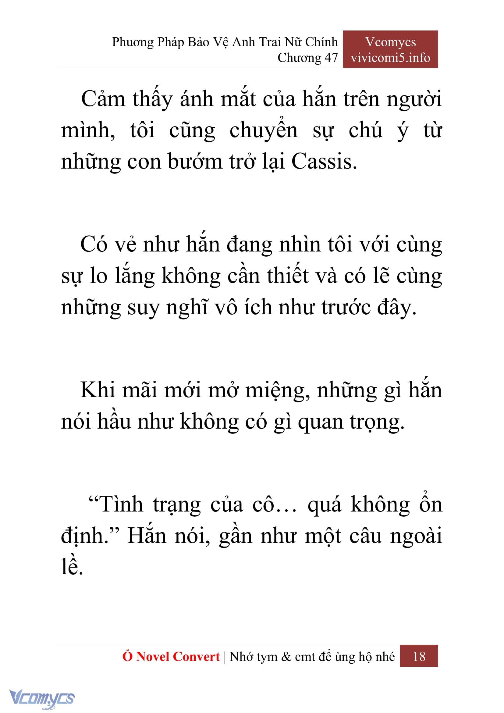 [Novel] Phương Pháp Bảo Vệ Anh Trai Nữ Chính Chap 47 - Trang 2