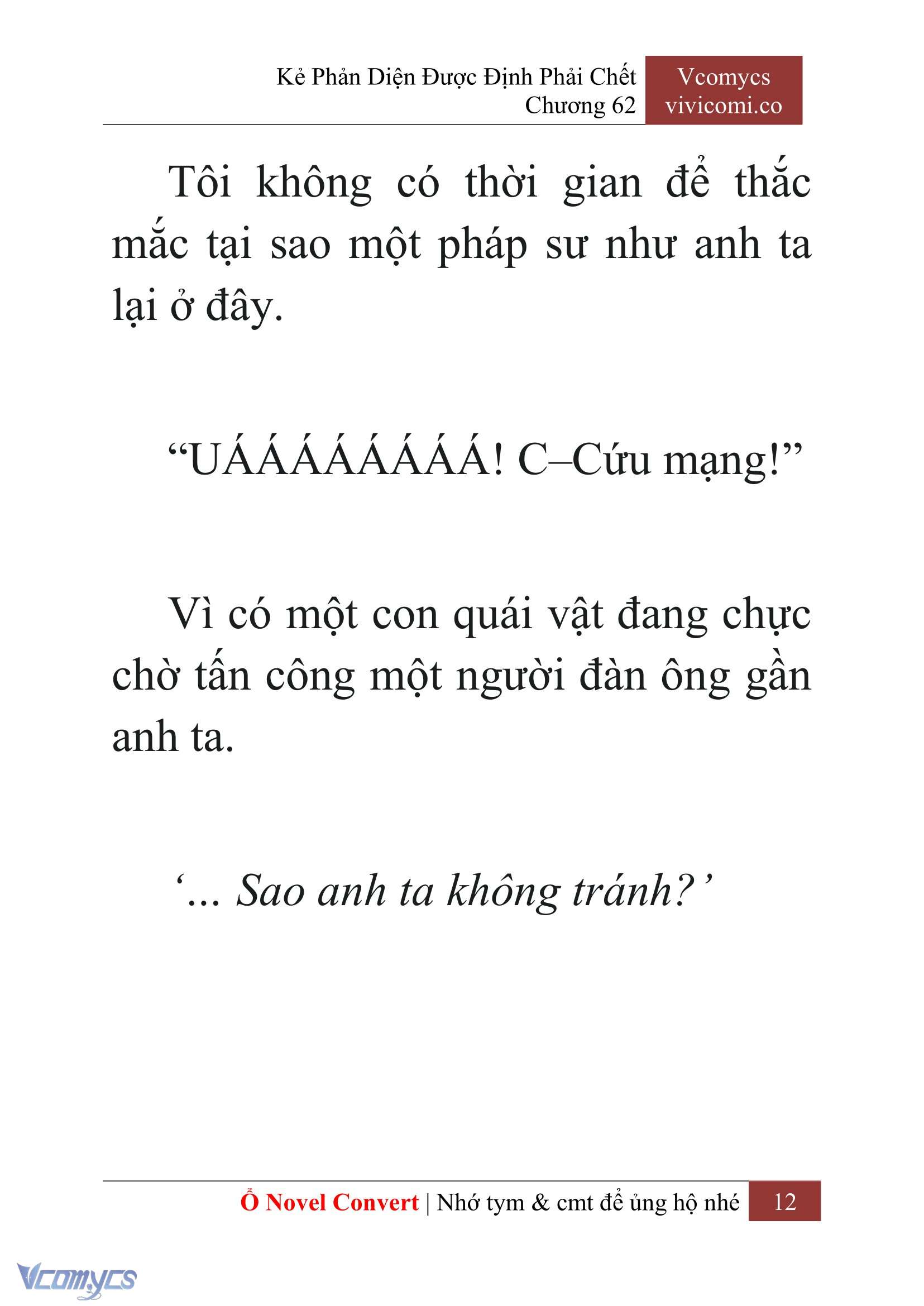[Novel] Kẻ Phản Diện Được Định Phải Chết Chap 62 - Next Chap 63