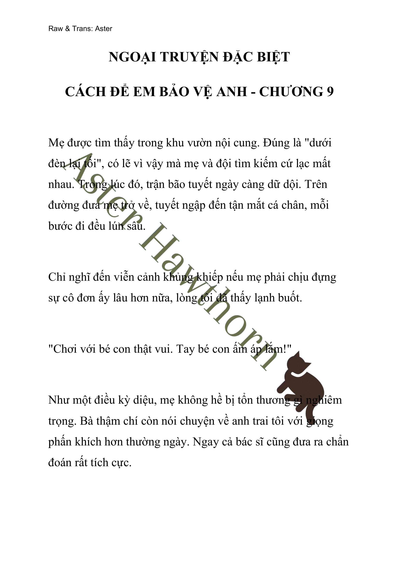 [NOVEL] Ngoại Truyện Cách Để Em Bảo Vệ Anh Chap 63 - Next Chap 64