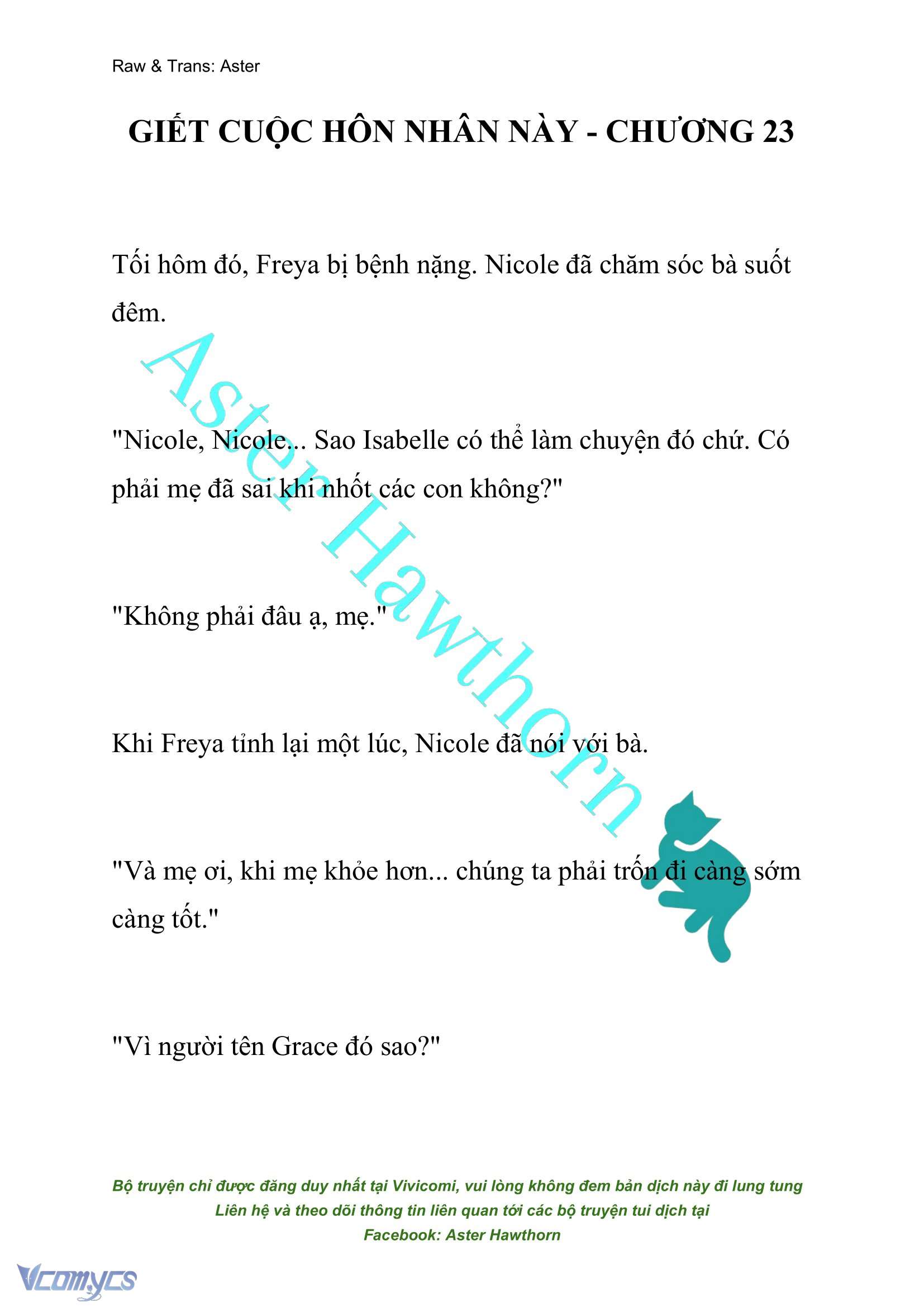 [NOVEL] Giết Cuộc Hôn Nhân Này Chap 23 - Trang 2