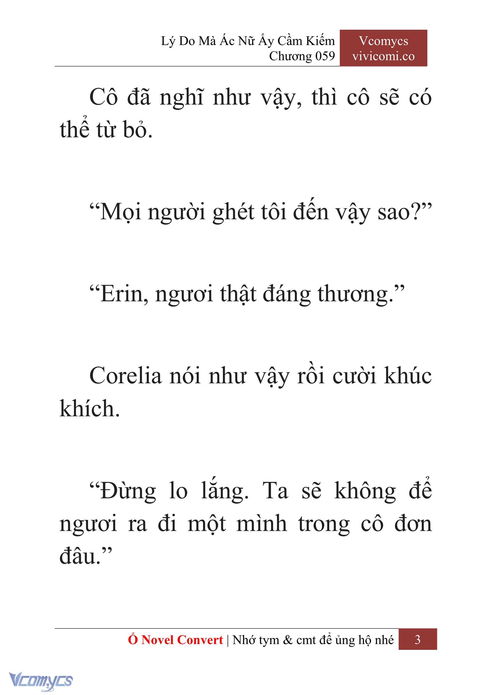 [Novel] Lý Do Mà Ác Nữ Ấy Cầm Kiếm Chap 59 - Trang 2