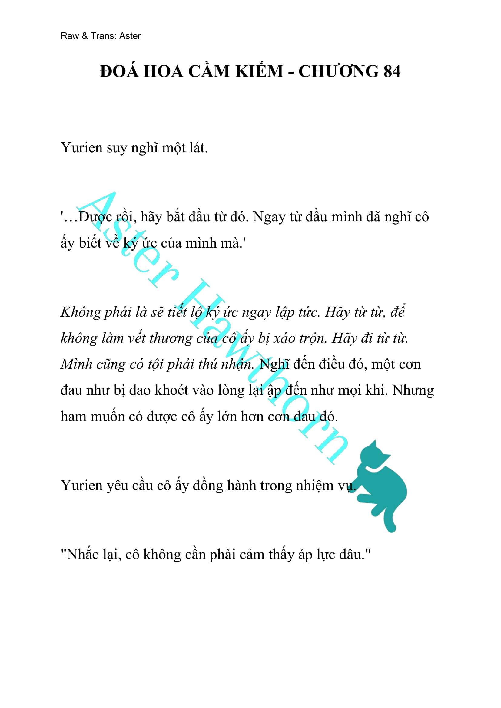 [NOVEL] Đóa Hoa Cầm Kiếm Chap 84 - Trang 2