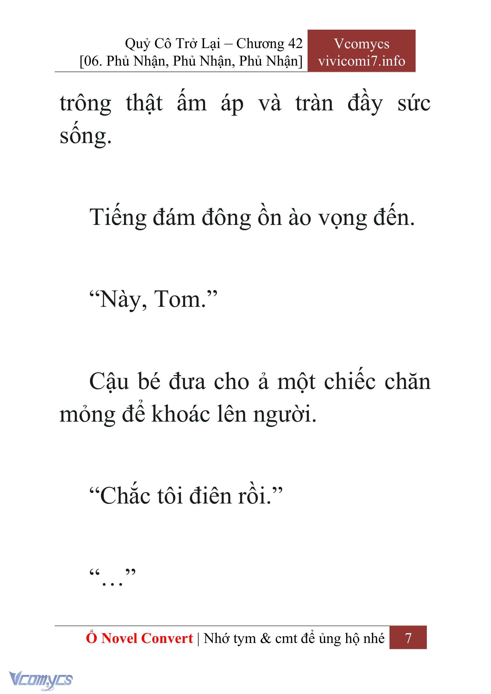 [Novel] Quý Cô Trở Lại Chap 42 - Trang 2