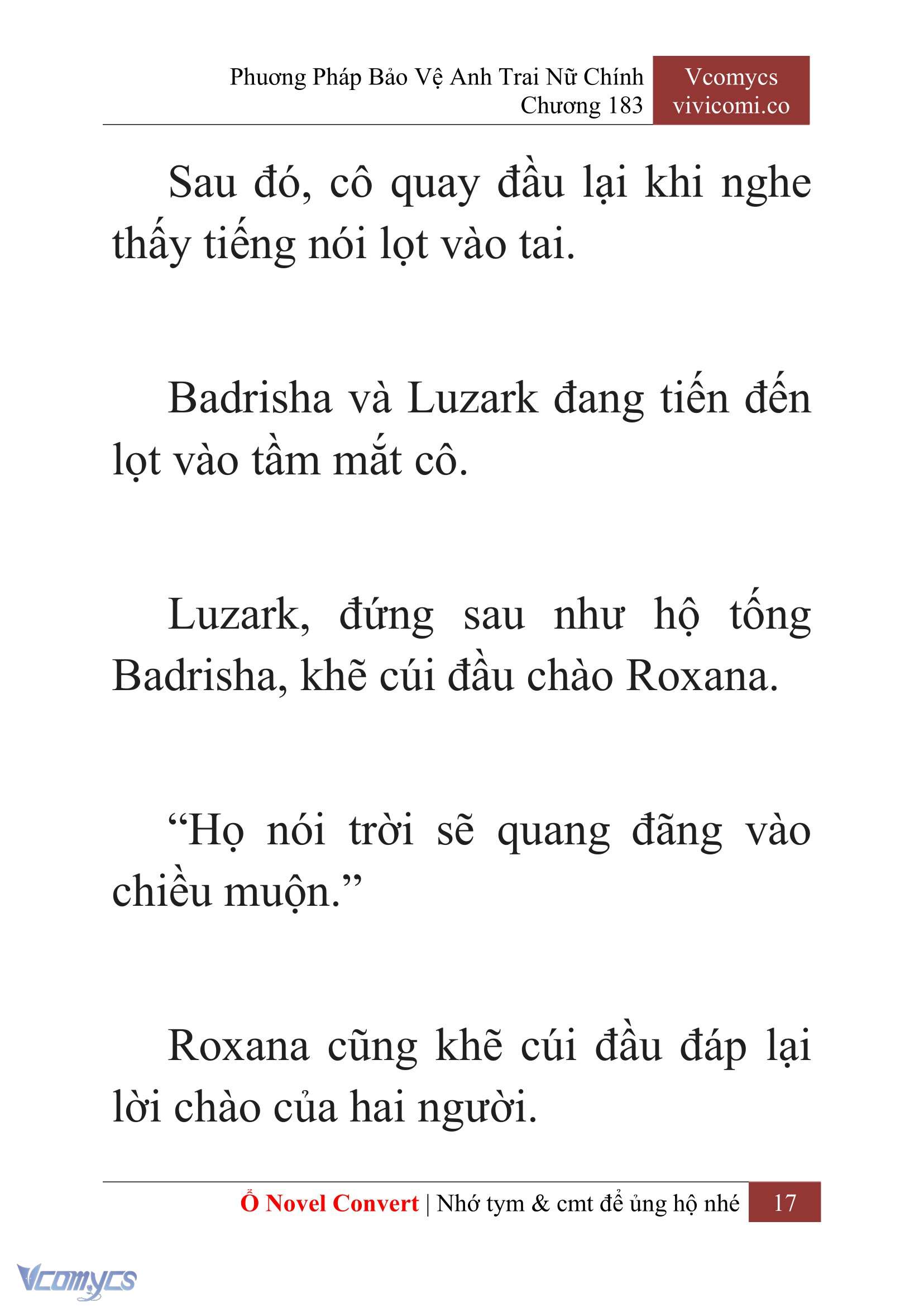 [Novel] Phương Pháp Bảo Vệ Anh Trai Nữ Chính Chap 183 - Trang 2