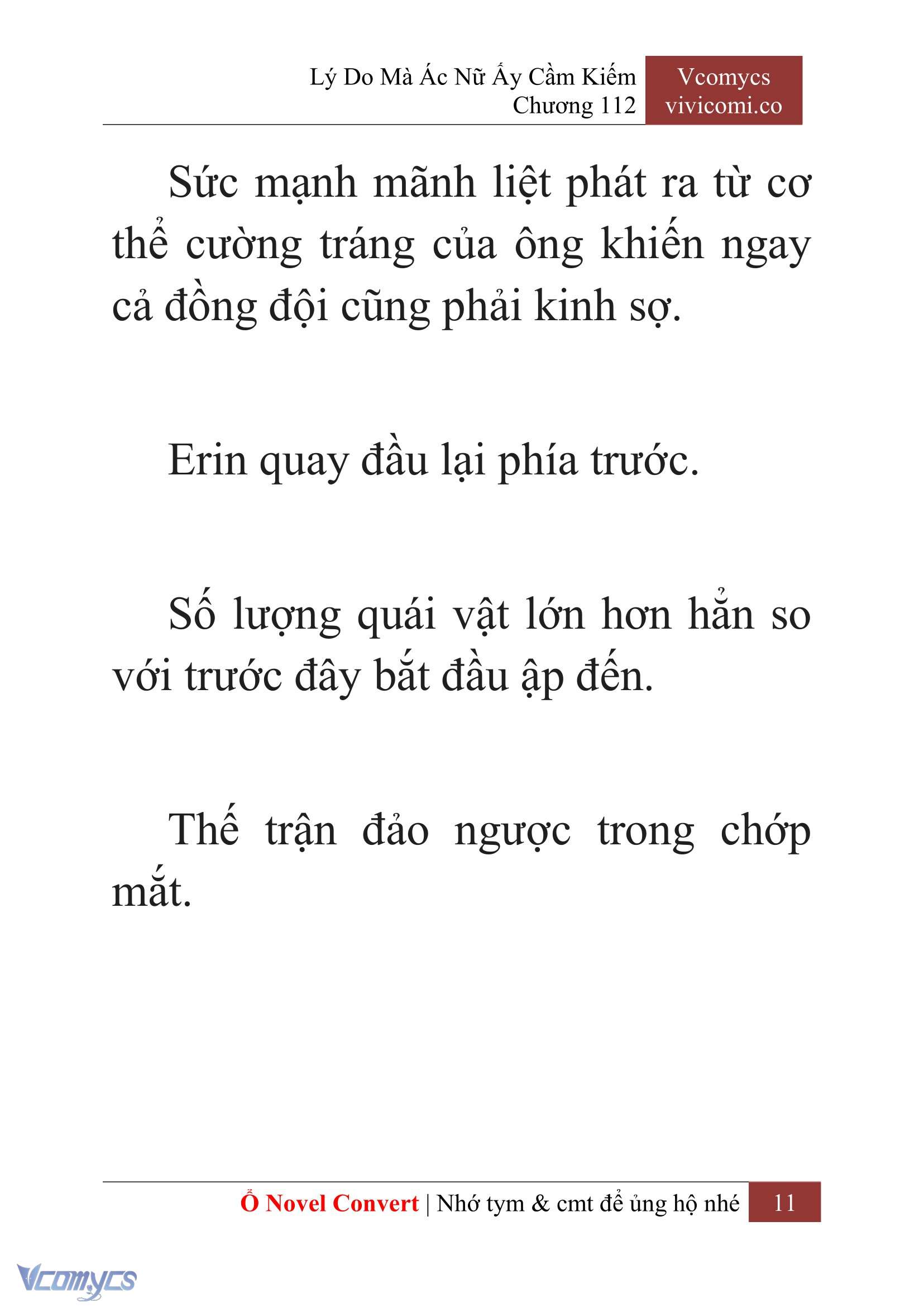 [Novel] Lý Do Mà Ác Nữ Ấy Cầm Kiếm Chap 112 - Trang 2