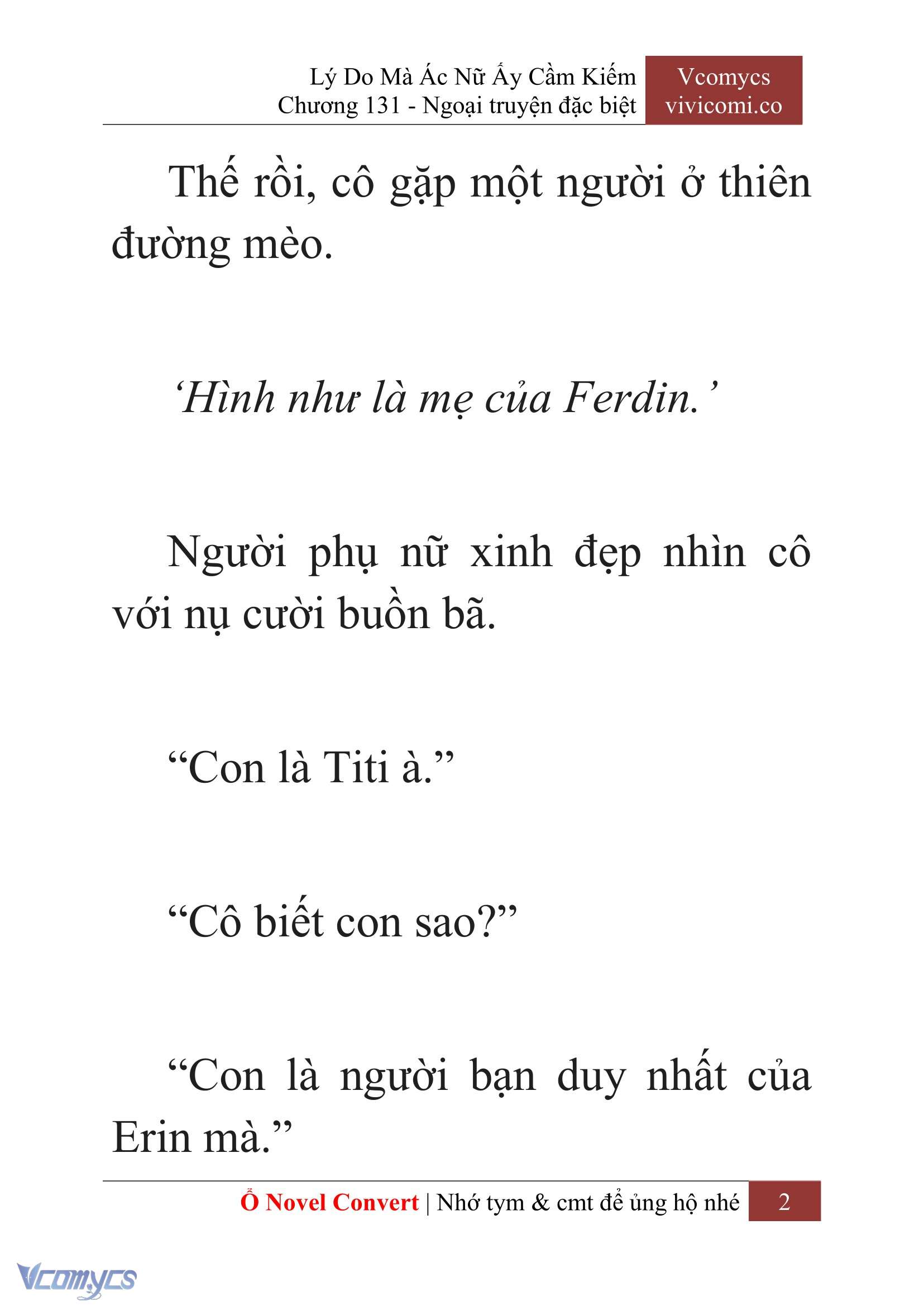 [Novel] Lý Do Mà Ác Nữ Ấy Cầm Kiếm Chap 131 - Next 