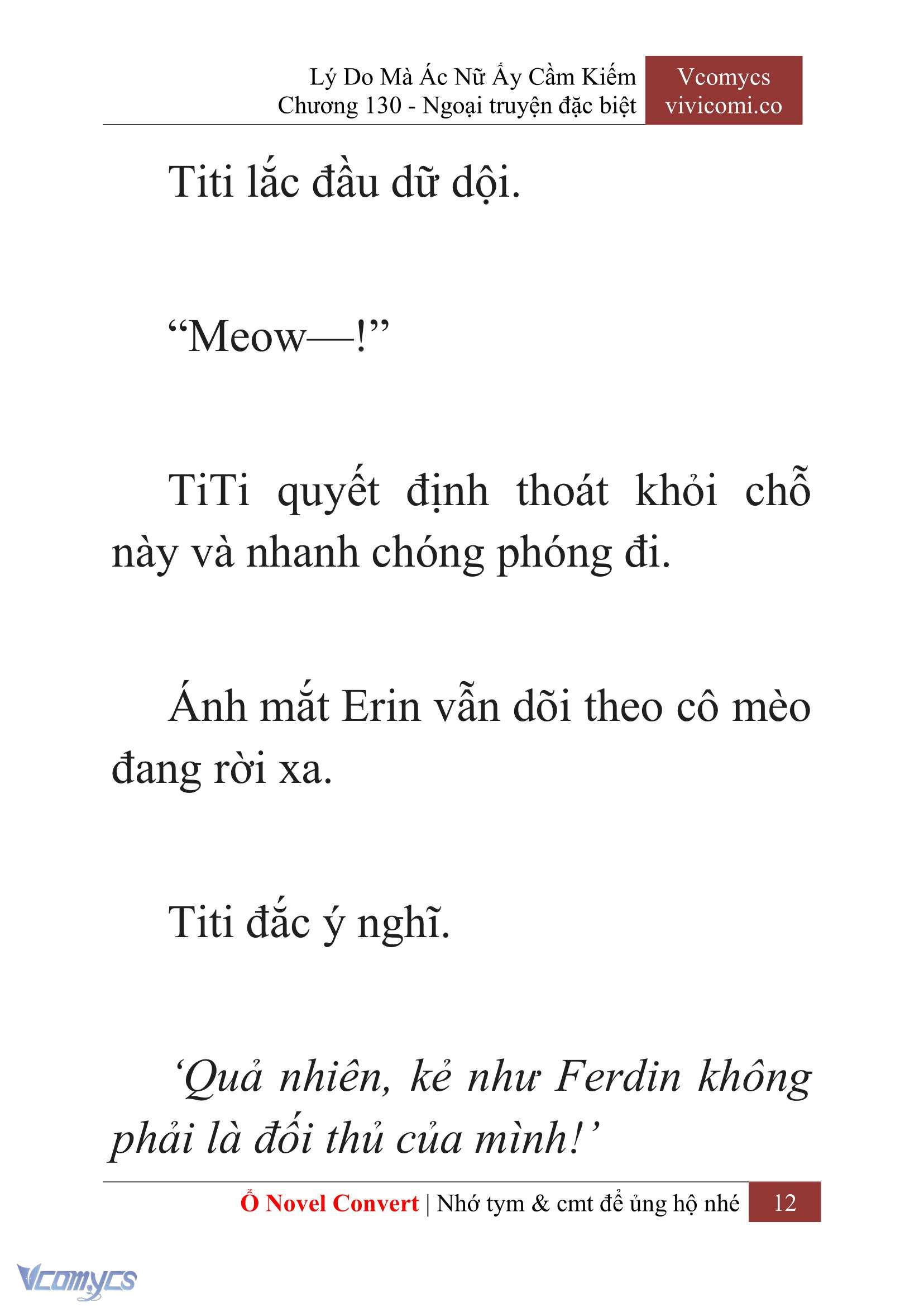 [Novel] Lý Do Mà Ác Nữ Ấy Cầm Kiếm Chap 130 - Next Chap 131