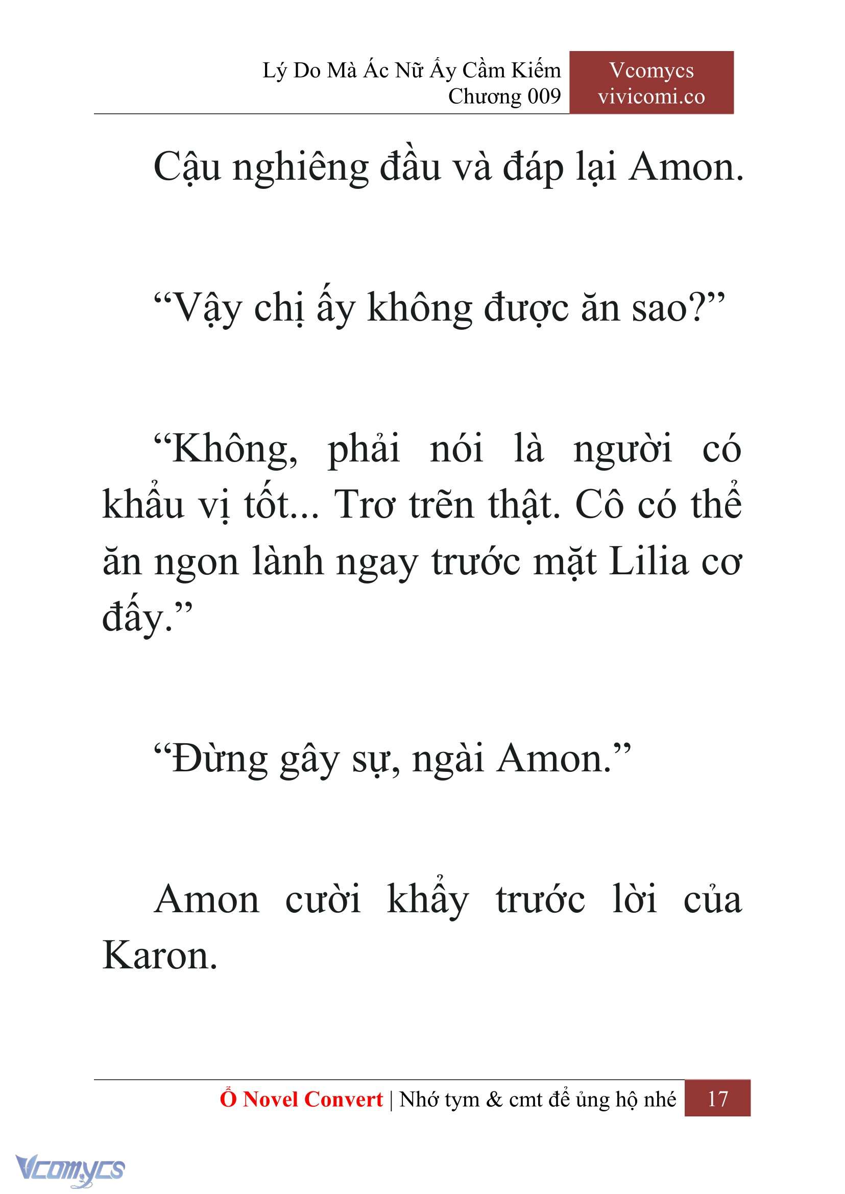 [Novel] Lý Do Mà Ác Nữ Ấy Cầm Kiếm Chap 9 - Trang 2