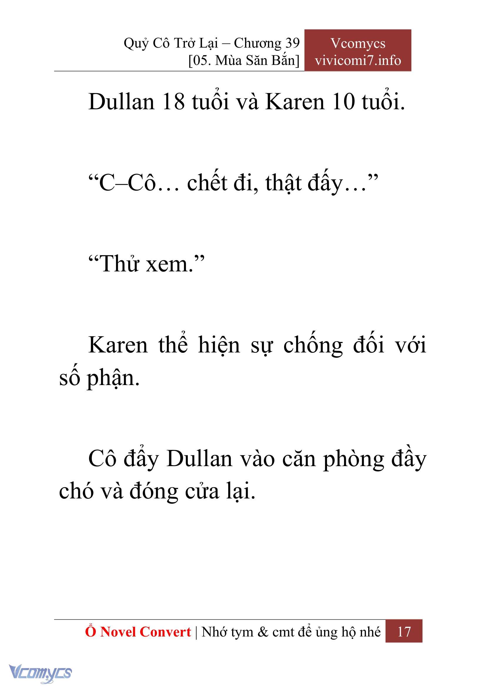 [Novel] Quý Cô Trở Lại Chap 39 - Trang 2