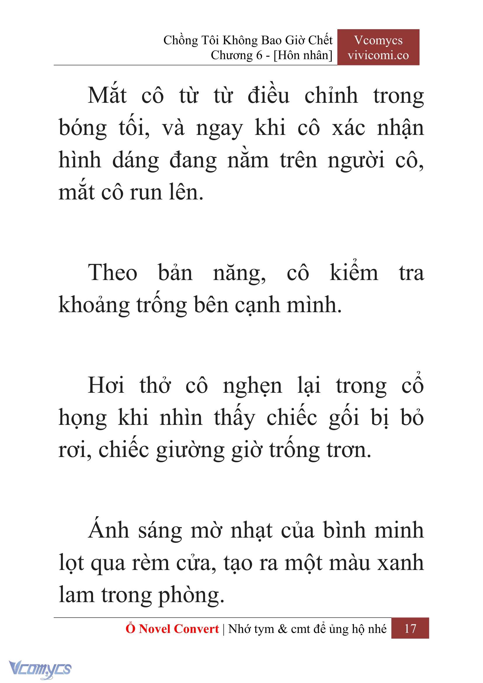 [Novel] Chồng Tôi Không Bao Giờ Chết Chap 6 - Trang 2