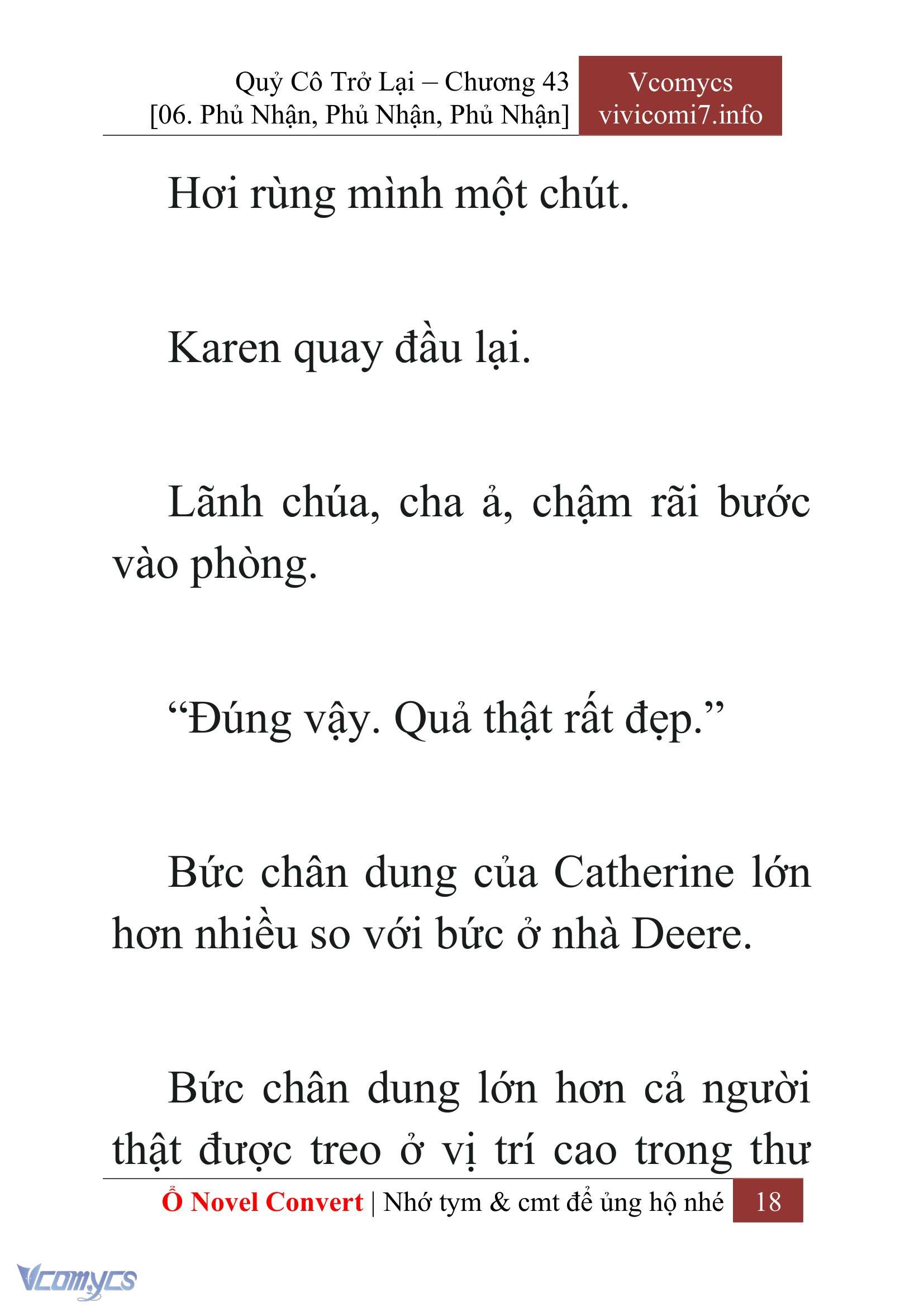 [Novel] Quý Cô Trở Lại Chap 43 - Trang 2