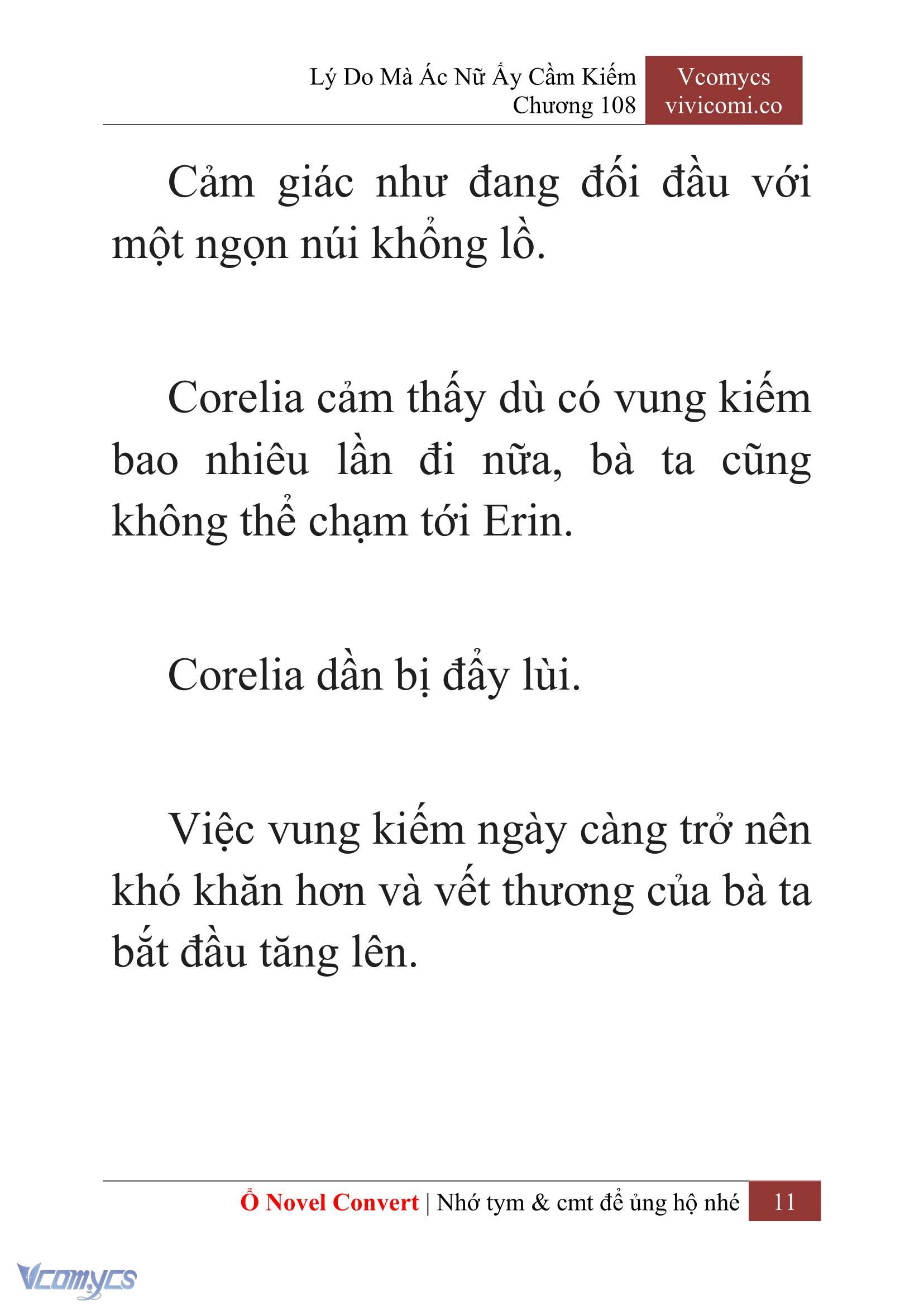 [Novel] Lý Do Mà Ác Nữ Ấy Cầm Kiếm Chap 108 - Trang 2