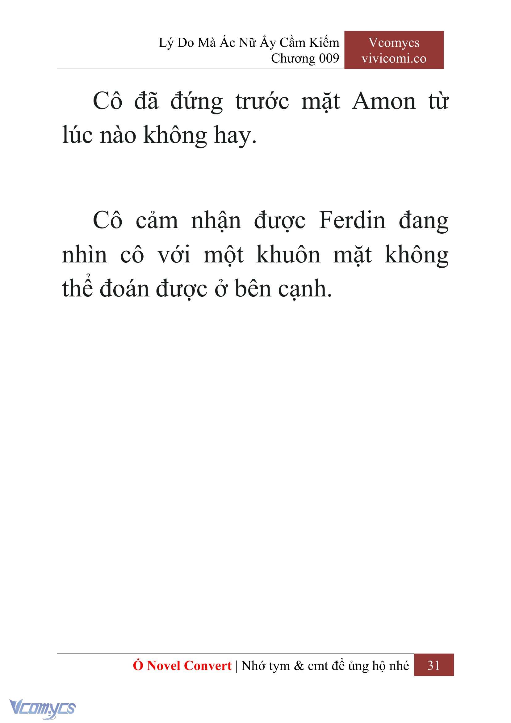 [Novel] Lý Do Mà Ác Nữ Ấy Cầm Kiếm Chap 9 - Trang 2