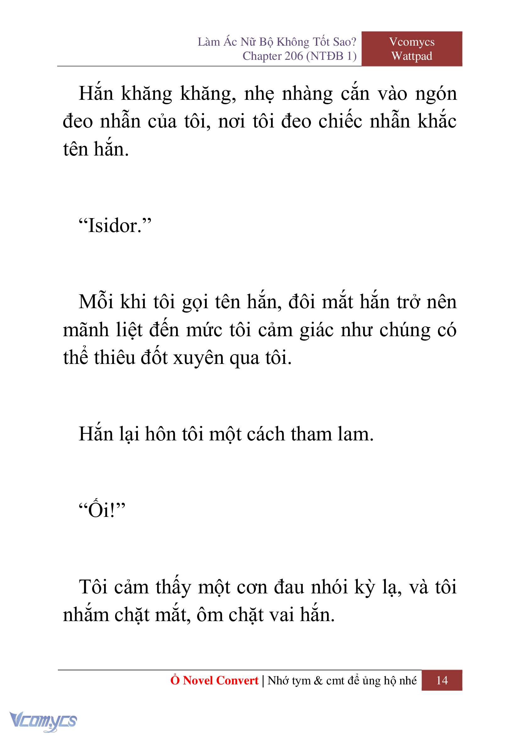 [Novel] Làm Ác Nữ Bộ Không Tốt Sao? Chap 206 - Trang 2