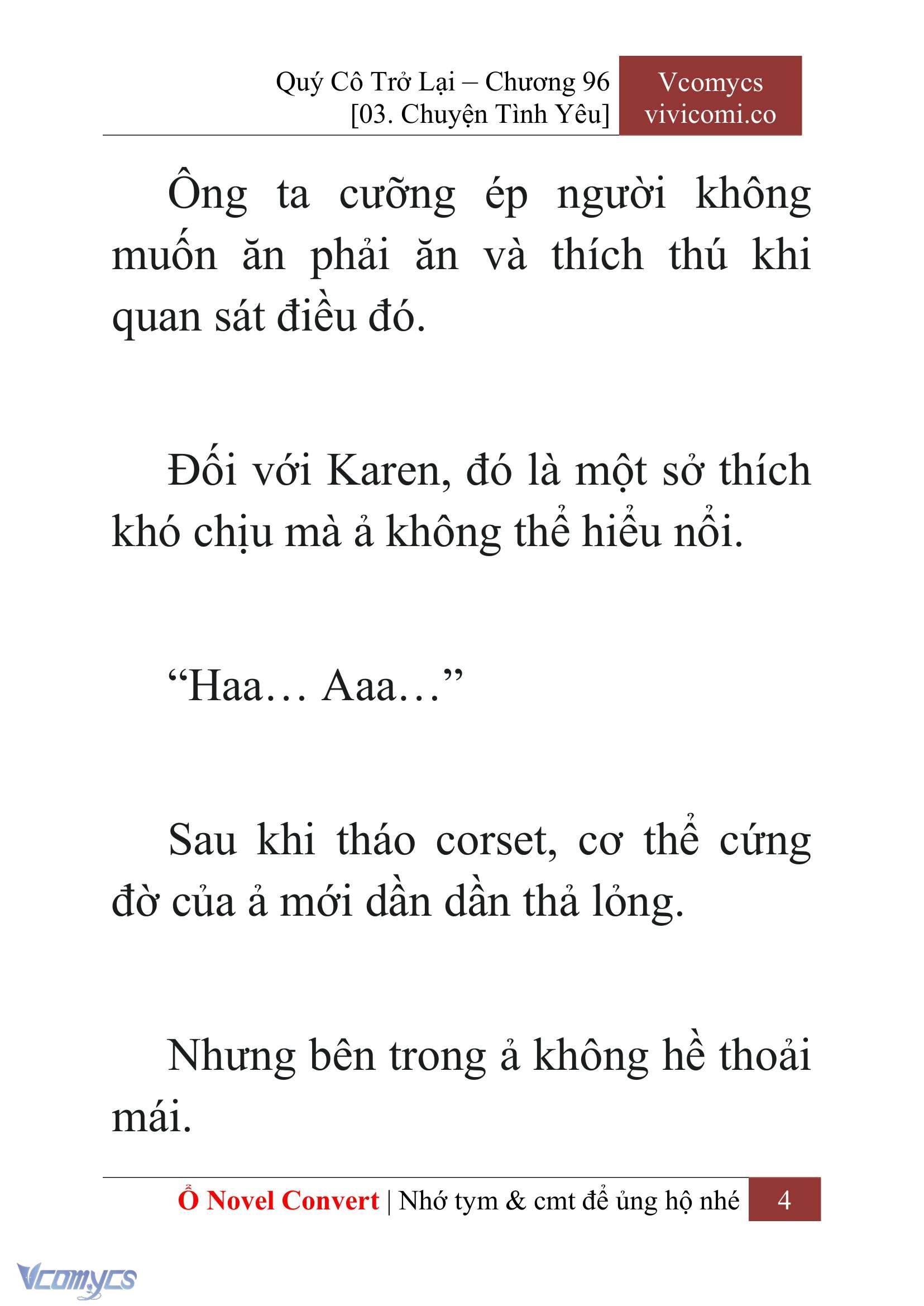 [Novel] Quý Cô Trở Lại Chap 96 - Trang 2