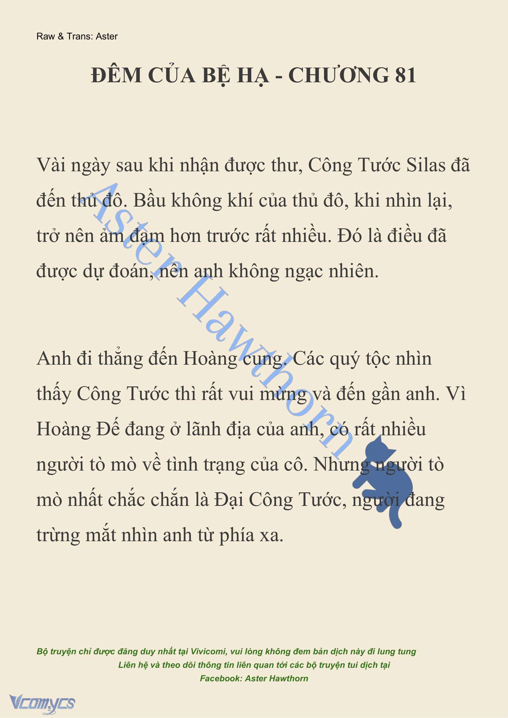 [NOVEL] Đêm Của Bệ Hạ Chap 81 - Trang 2