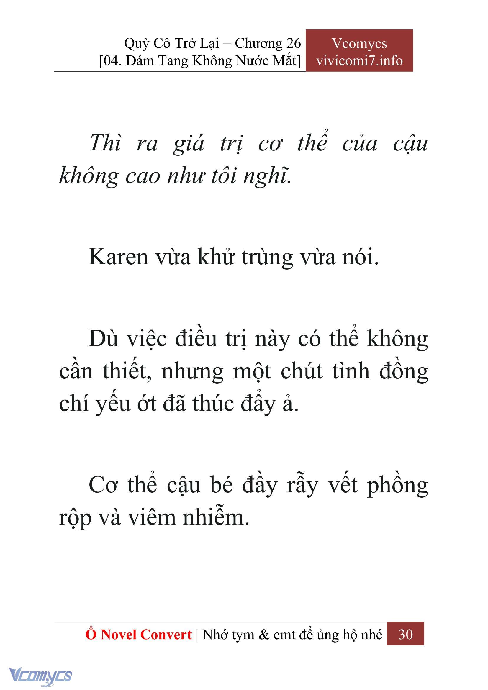 [Novel] Quý Cô Trở Lại Chap 26 - Trang 2