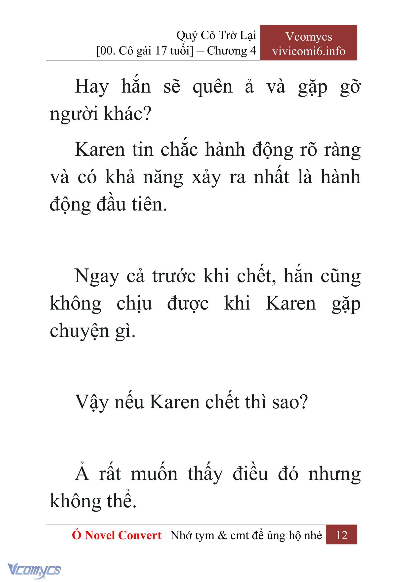 [Novel] Quý Cô Trở Lại Chap 4 - Trang 2