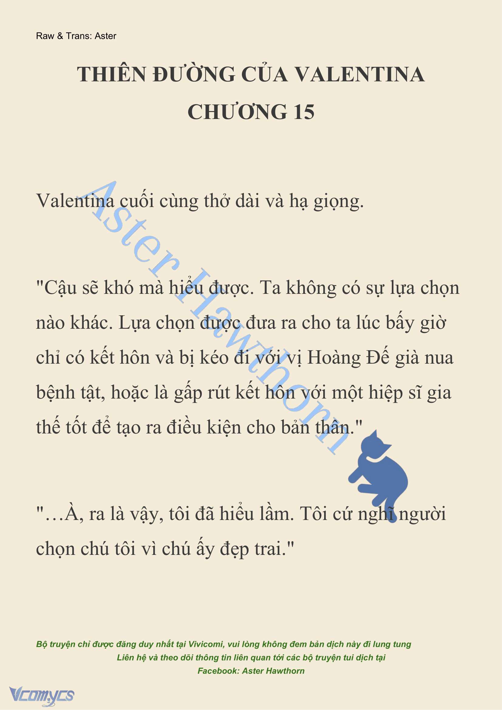 [NOVEL] Thiên Đường Của Valentina Chap 15 - Trang 2