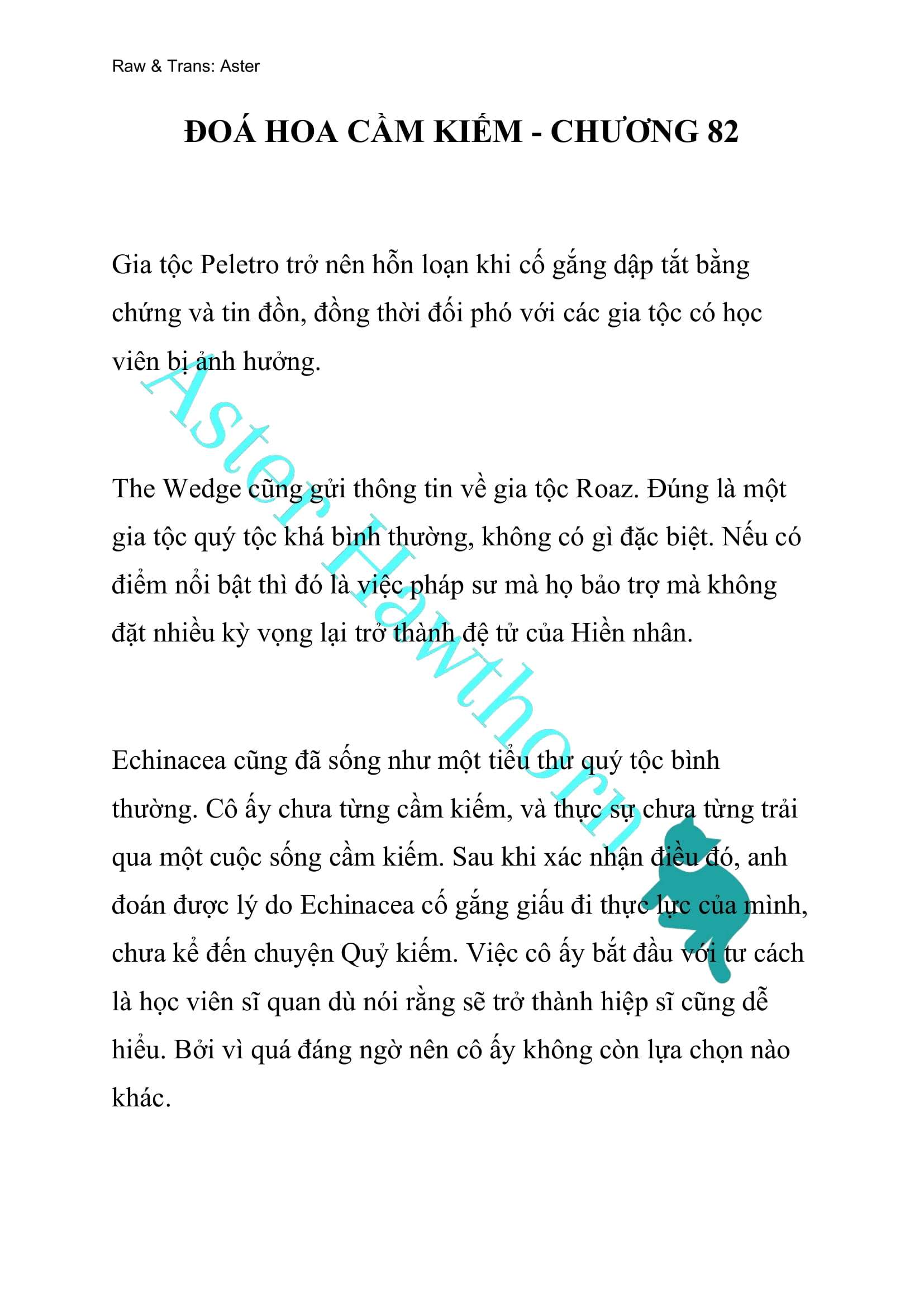 [NOVEL] Đóa Hoa Cầm Kiếm Chap 82 - Trang 2