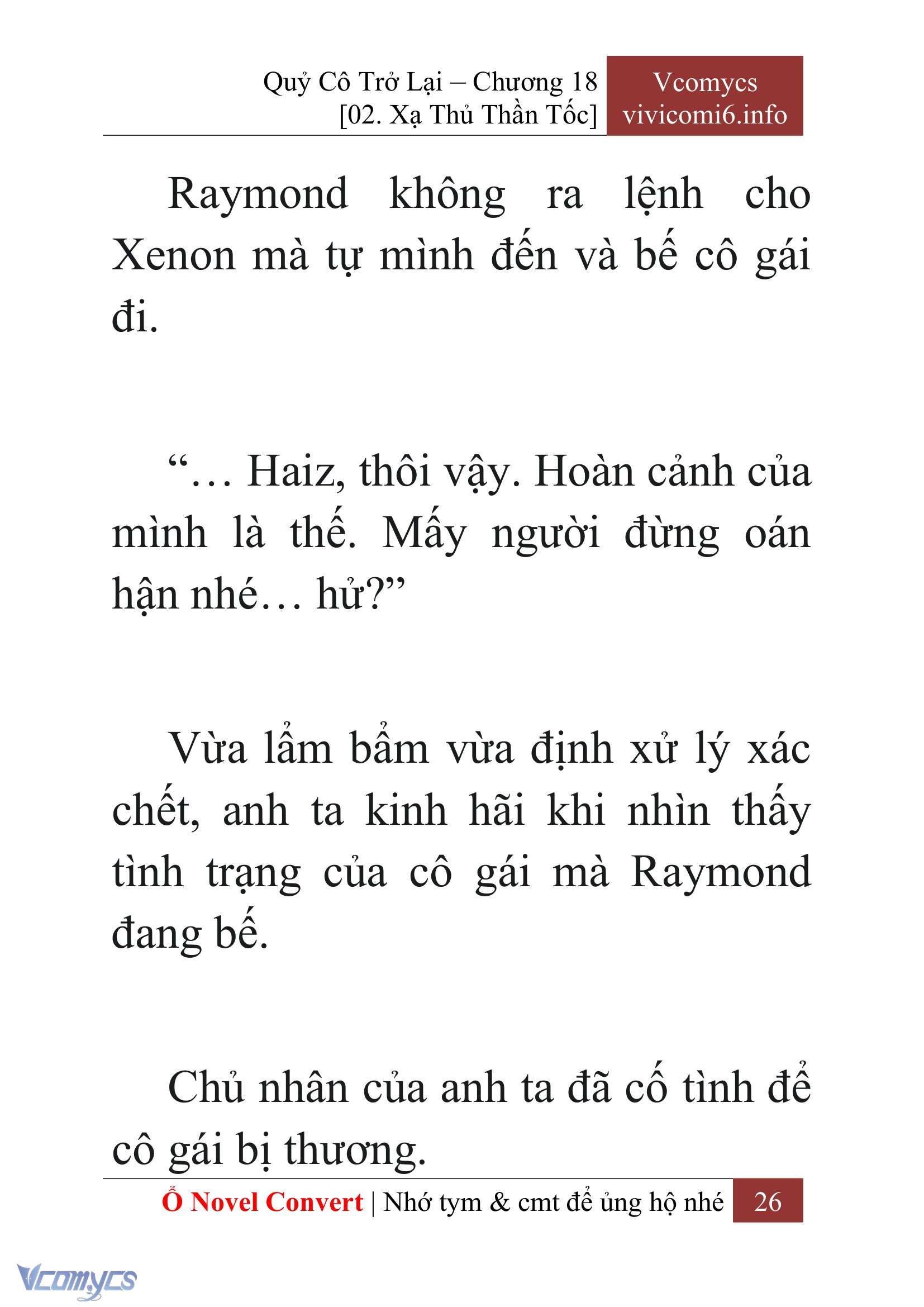 [Novel] Quý Cô Trở Lại Chap 18 - Trang 2