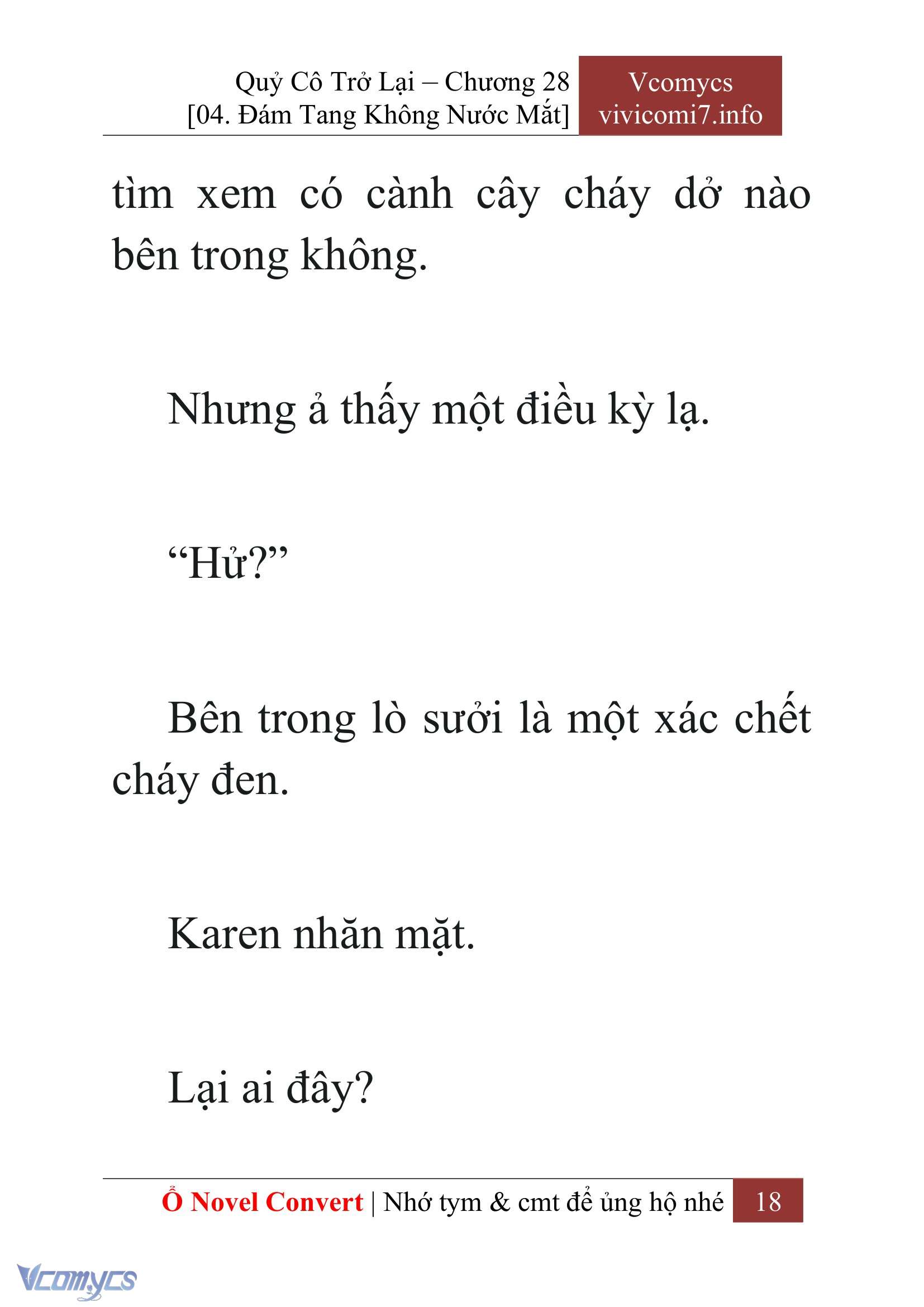 [Novel] Quý Cô Trở Lại Chap 28 - Trang 2
