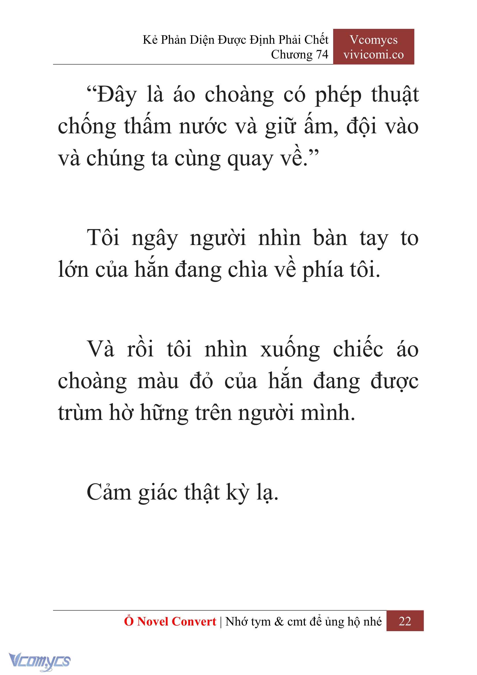 [Novel] Kẻ Phản Diện Được Định Phải Chết Chap 74 - Trang 2