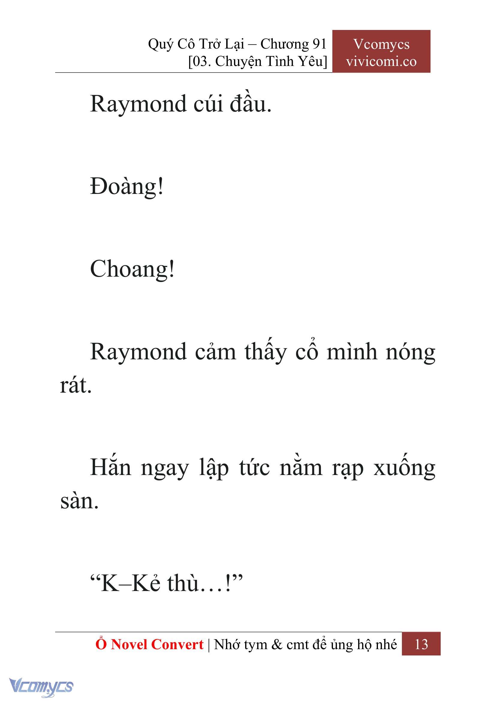 [Novel] Quý Cô Trở Lại Chap 91 - Trang 2