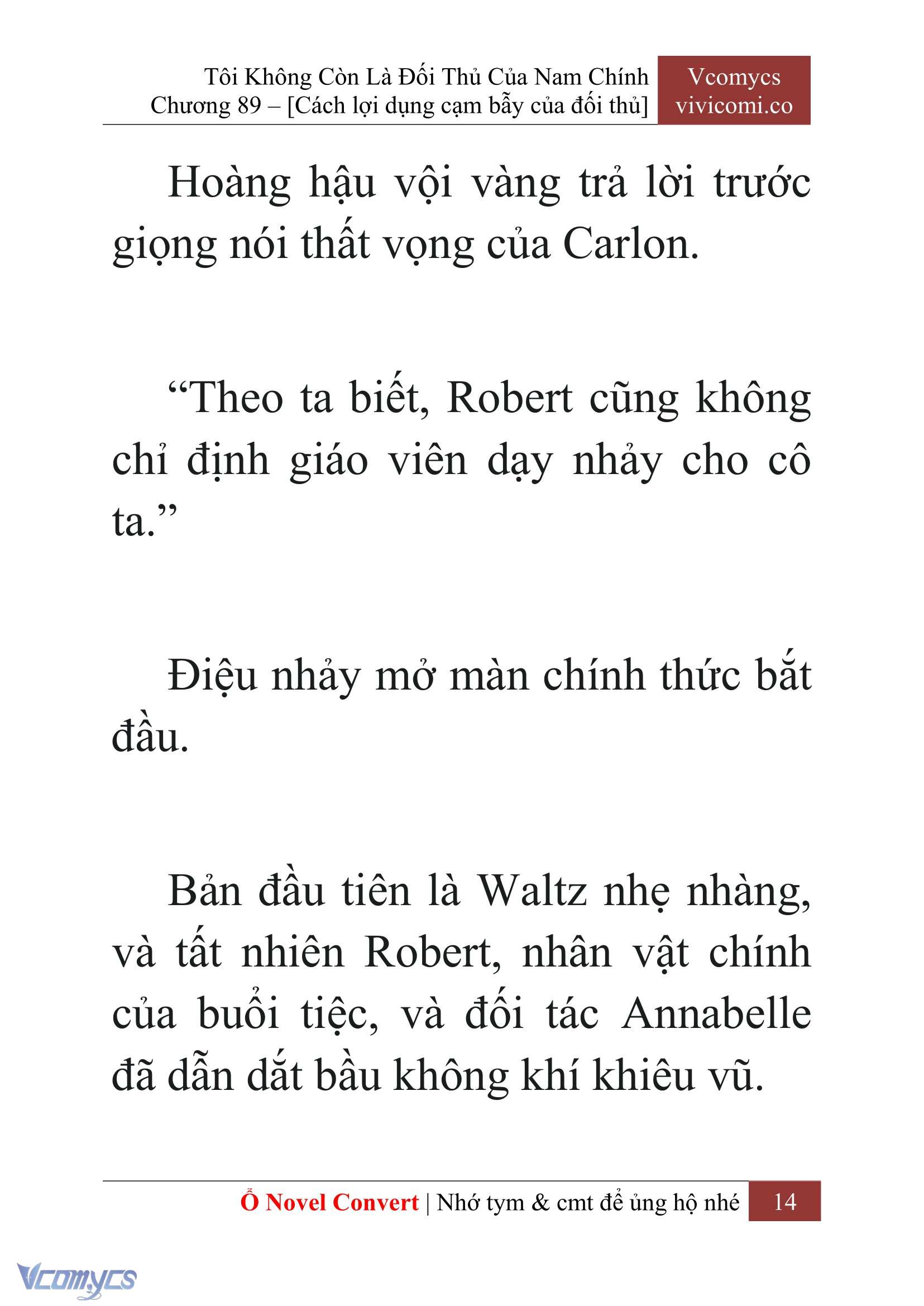 [Novel] Tôi Không Còn Là Đối Thủ Của Nam Chính Chap 89 - Trang 2