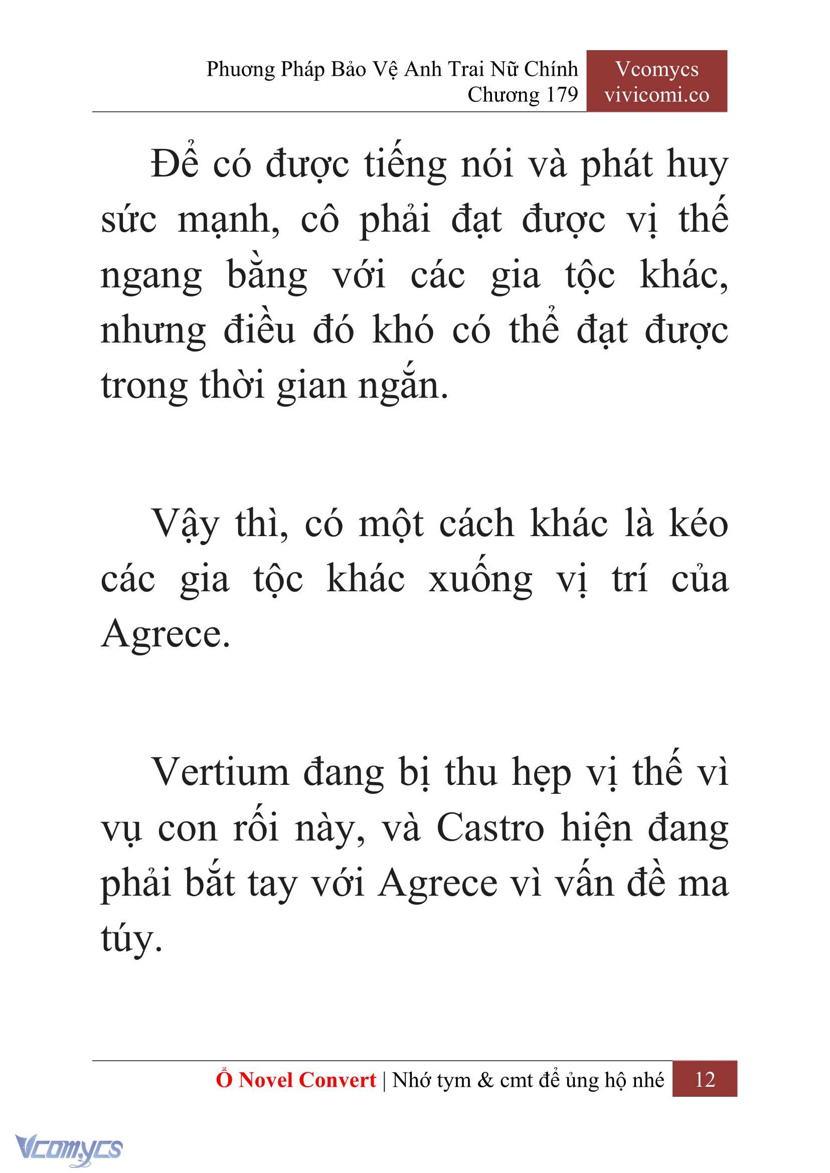 [Novel] Phương Pháp Bảo Vệ Anh Trai Nữ Chính Chap 179 - Trang 2