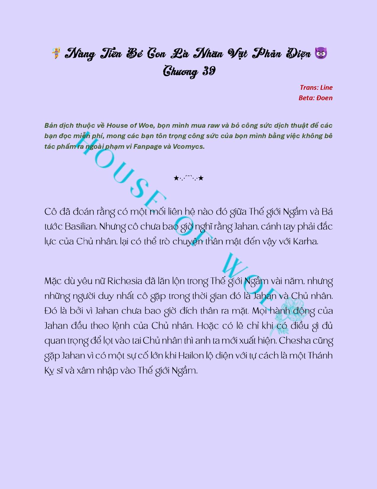 [NOVEL] NÀNG TIÊN BÉ CON LÀ NHÂN VẬT PHẢN DIỆN Chap 39 - Trang 2