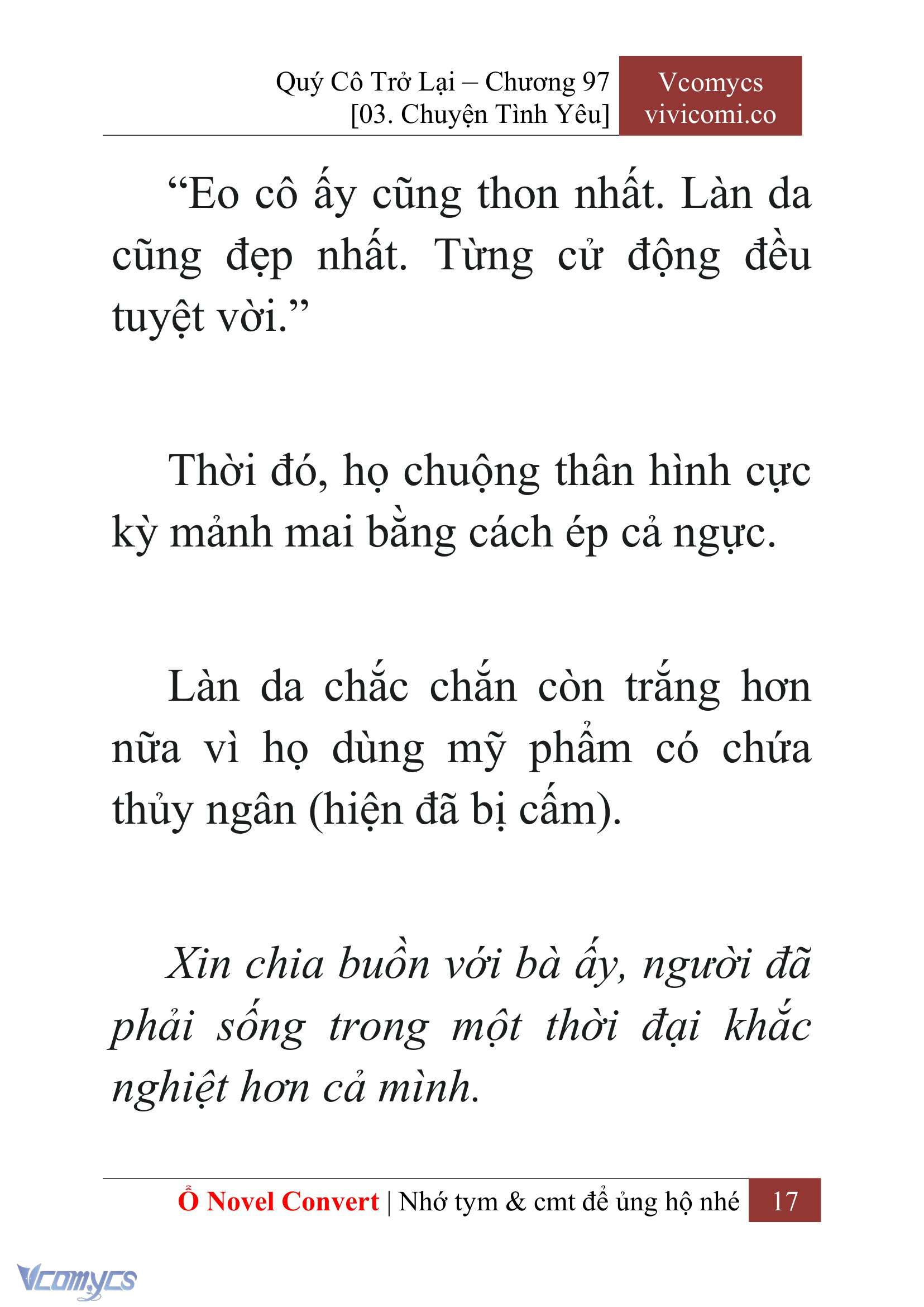 [Novel] Quý Cô Trở Lại Chap 97 - Trang 2