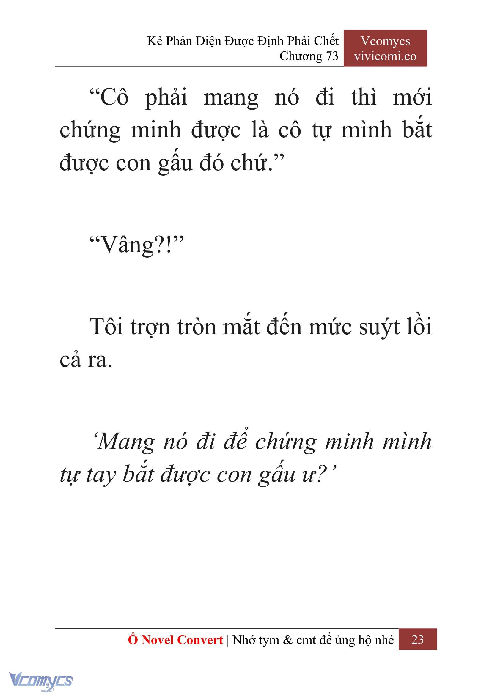 [Novel] Kẻ Phản Diện Được Định Phải Chết Chap 73 - Trang 2