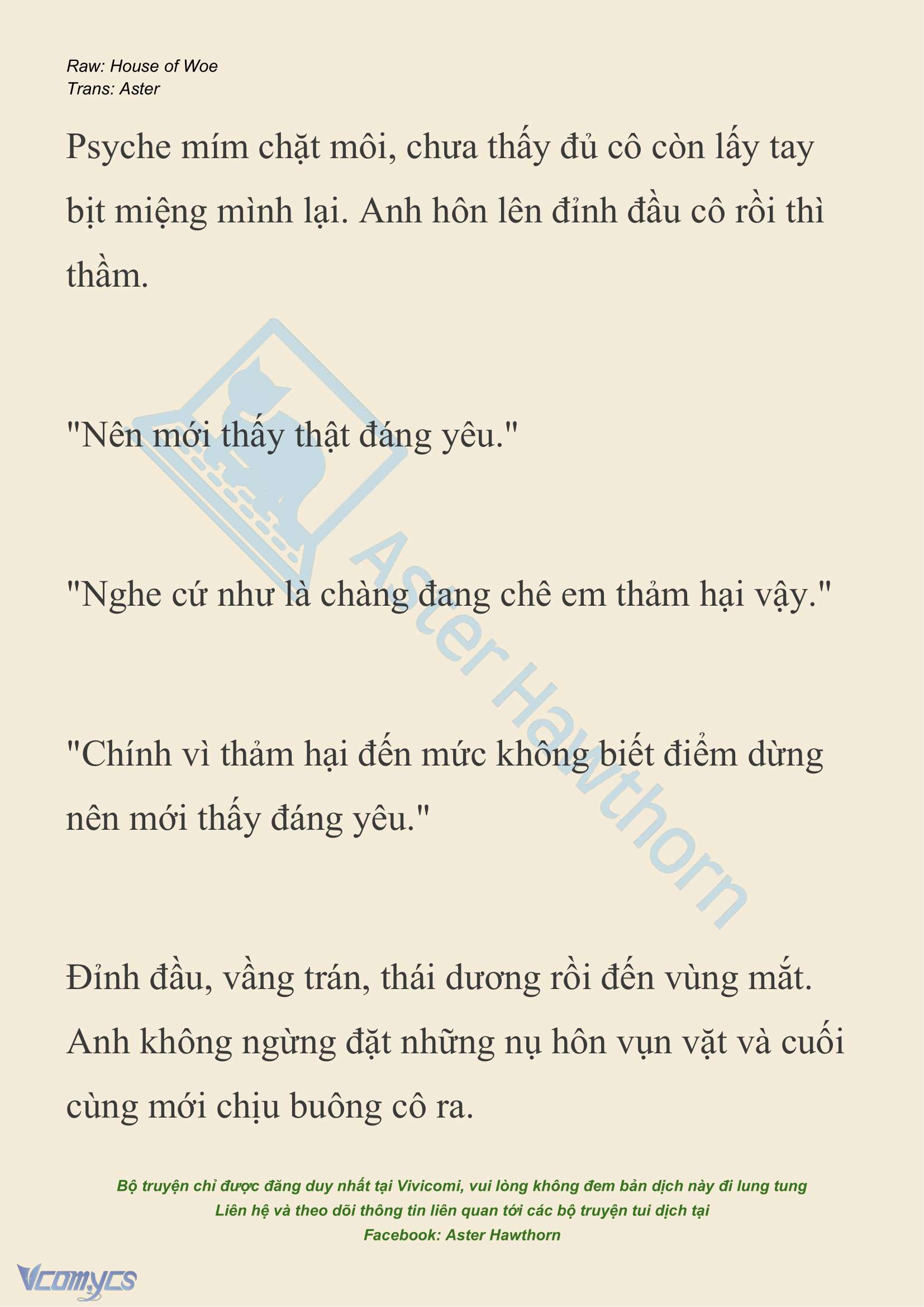 [NOVEL] Dành Cho Các Nữ Thần: Dành cho Psyche Chap 20 - Trang 2