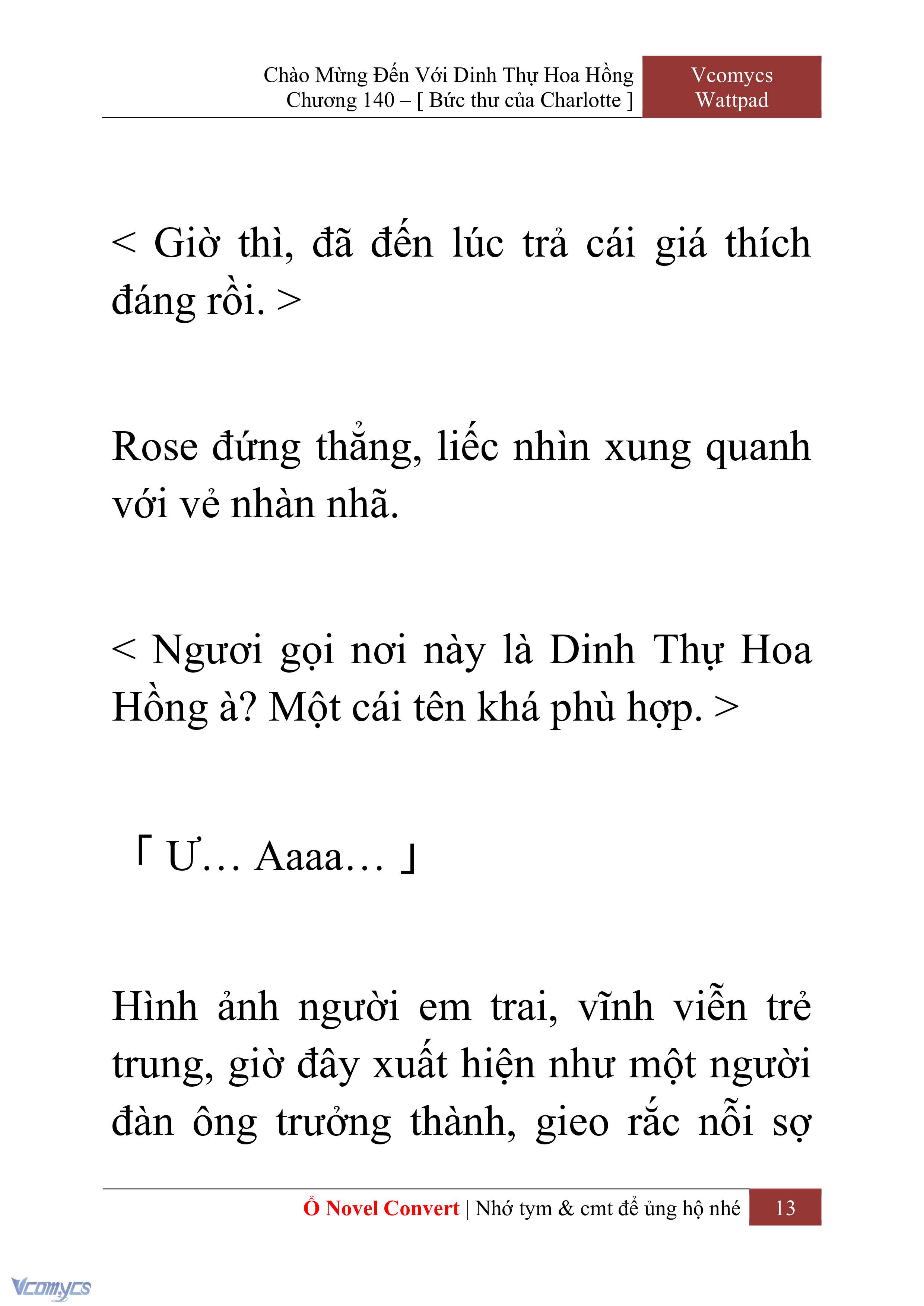 [Novel] Chào Mừng Đến Với Dinh Thự Hoa Hồng Chap 140 - Trang 2