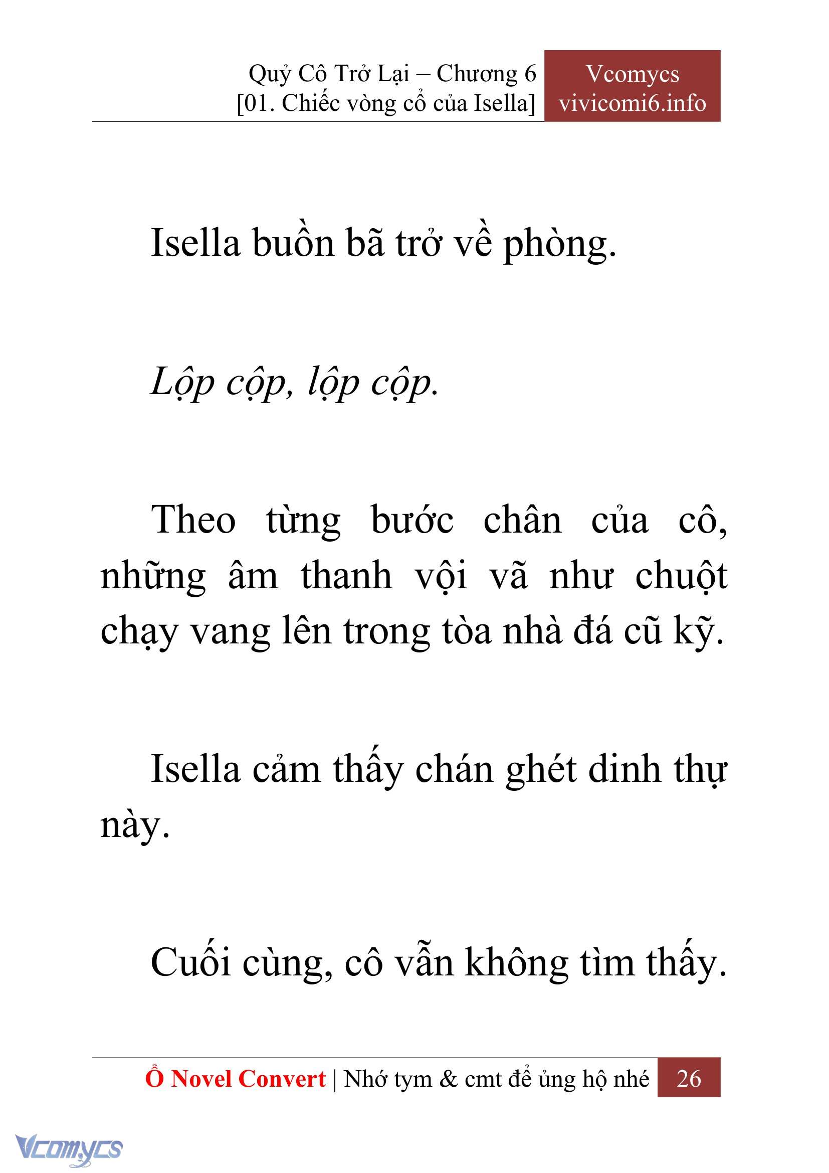 [Novel] Quý Cô Trở Lại Chap 6 - Trang 2