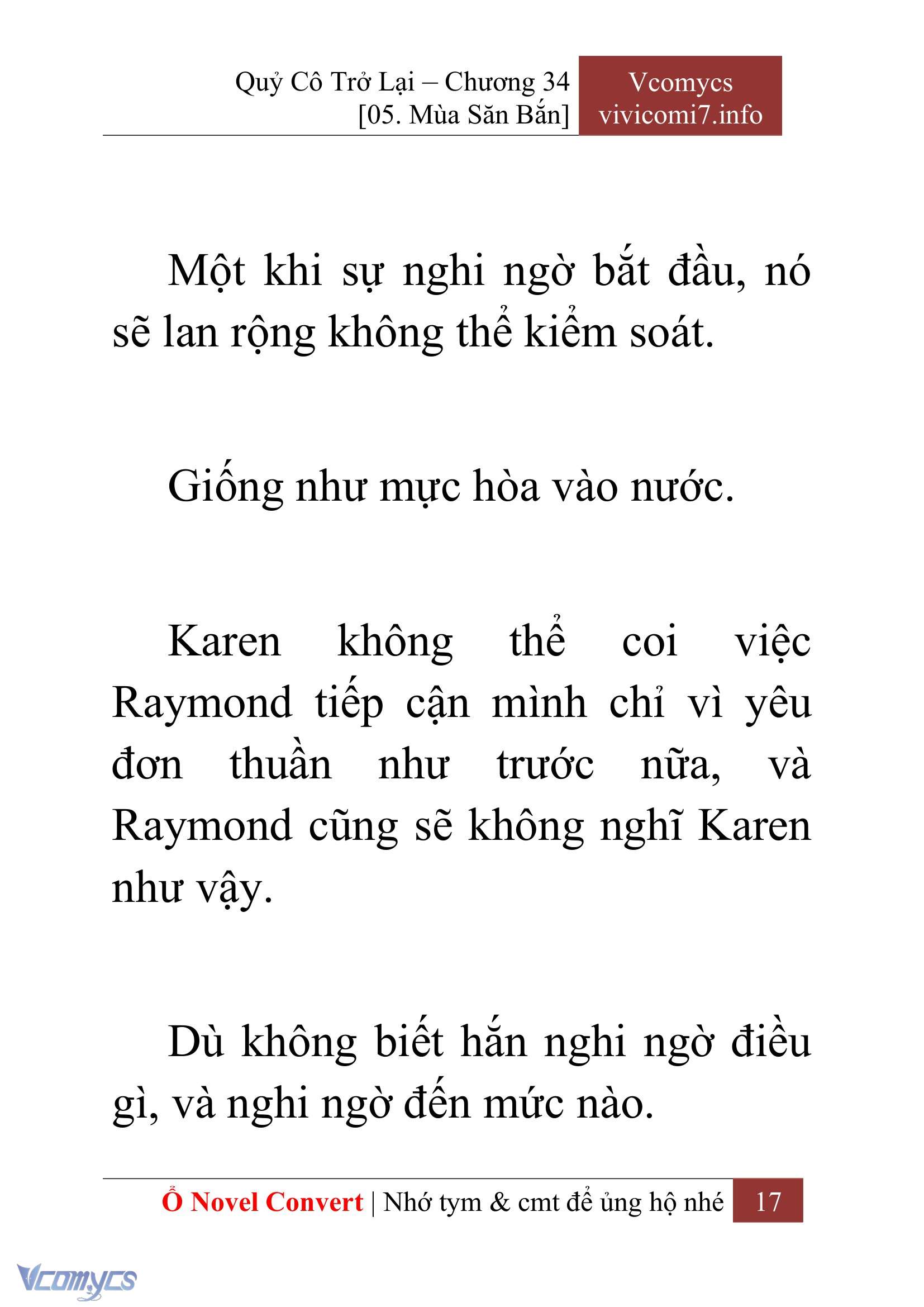 [Novel] Quý Cô Trở Lại Chap 34 - Trang 2