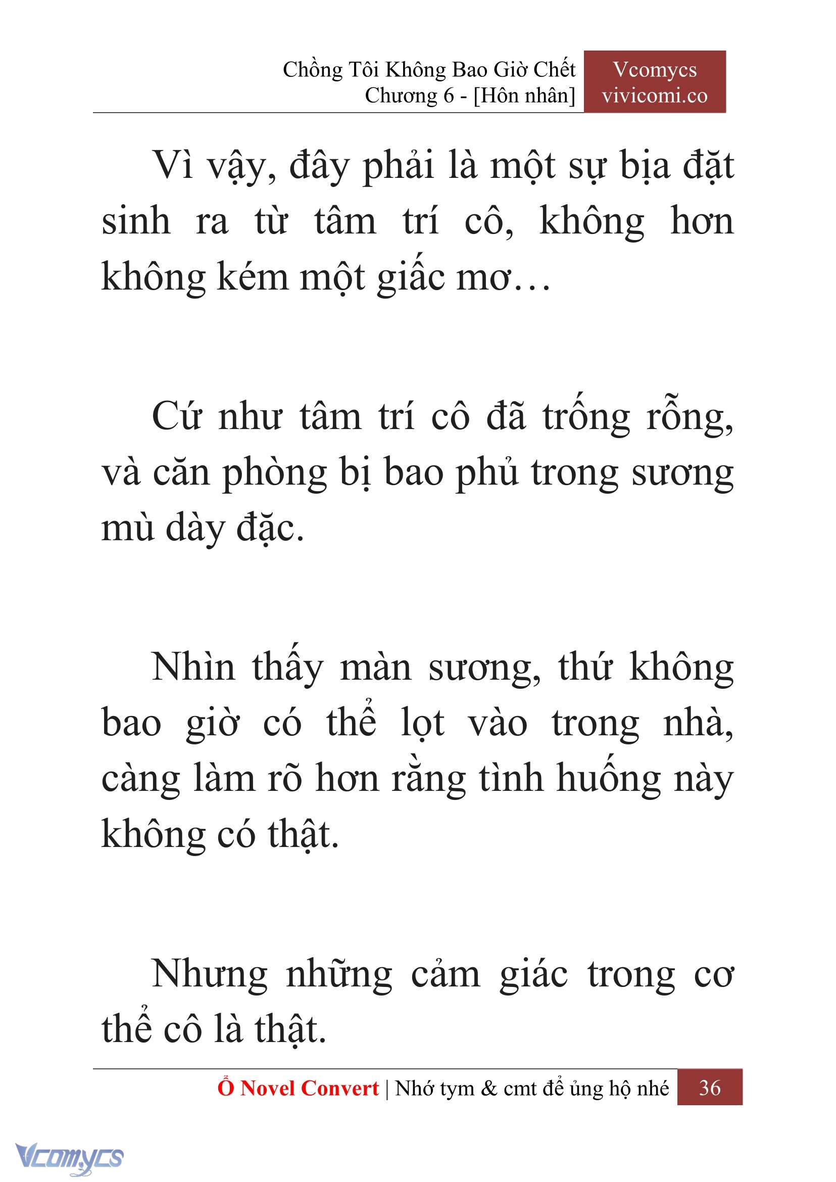 [Novel] Chồng Tôi Không Bao Giờ Chết Chap 6 - Trang 2